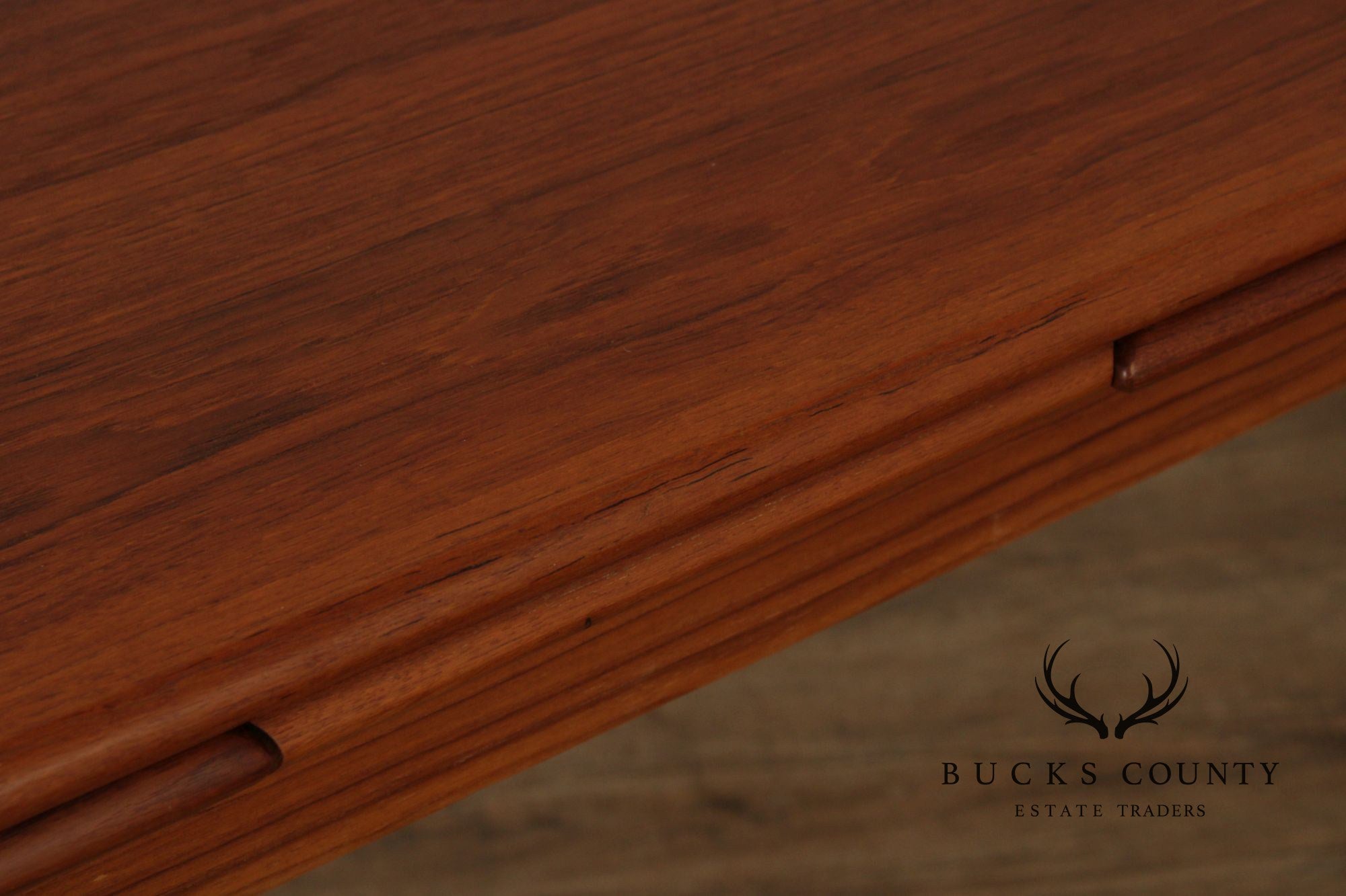 AM Mobler 1960s Danish Modern Teak Refectory Dining Table