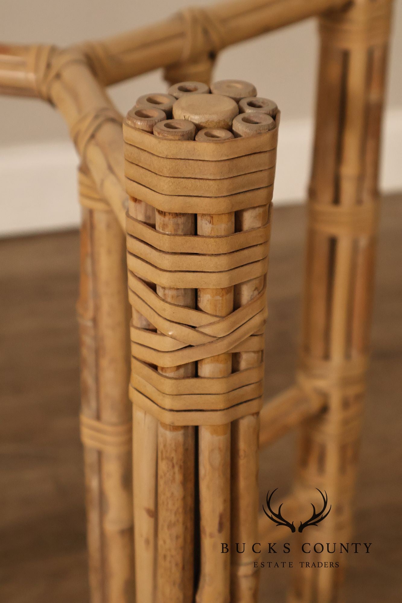McGuire Bamboo Rattan Table Base