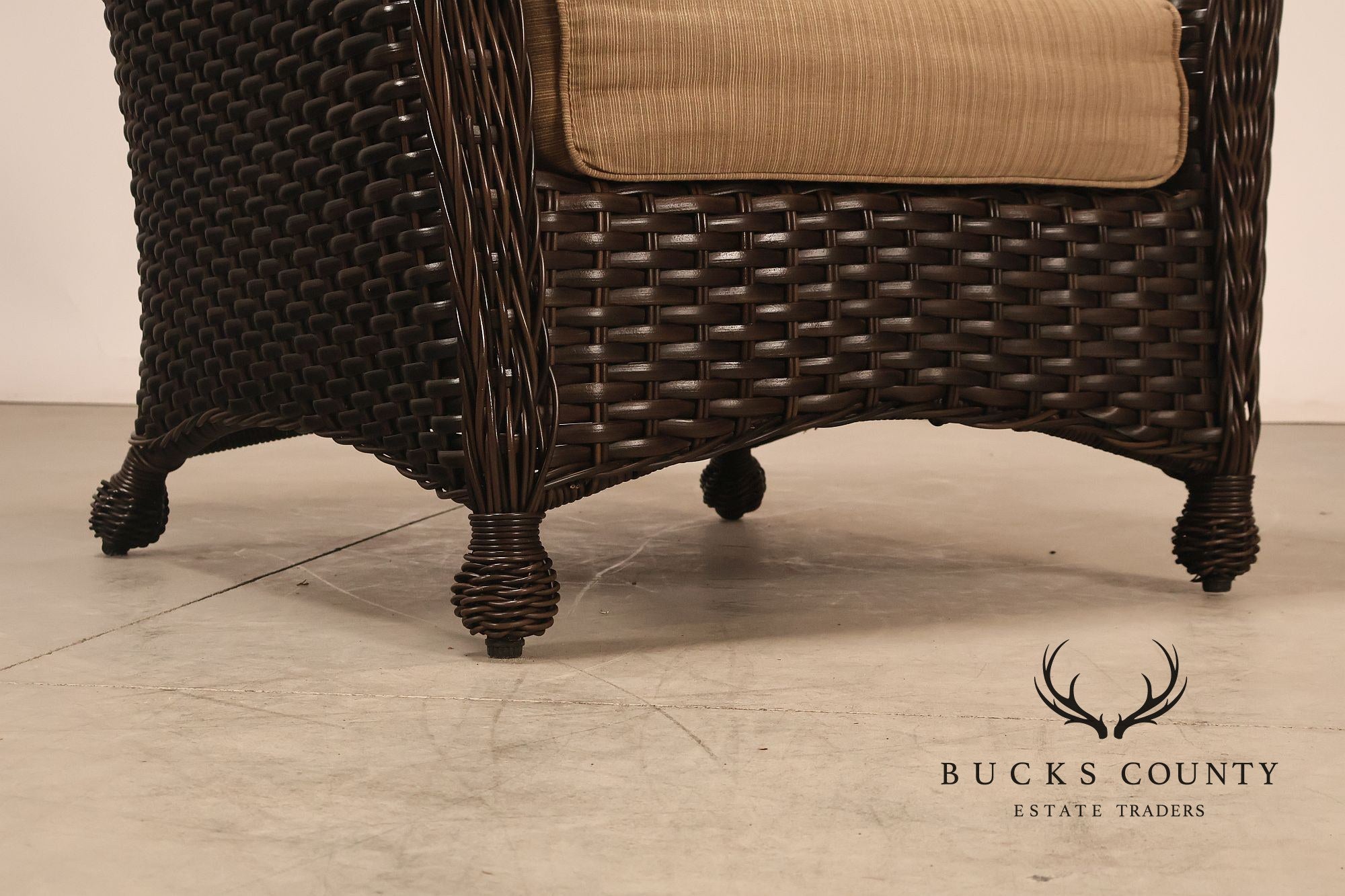 Northcape Pair of 'Richmond' Outdoor Wicker Patio Armchairs