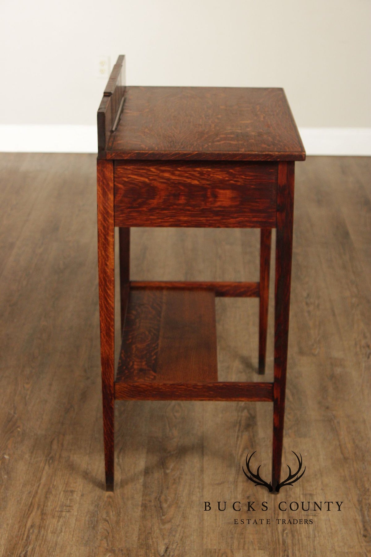 Lifetime Furniture Edwardian Oak Server With Drawer And Lower Shelf