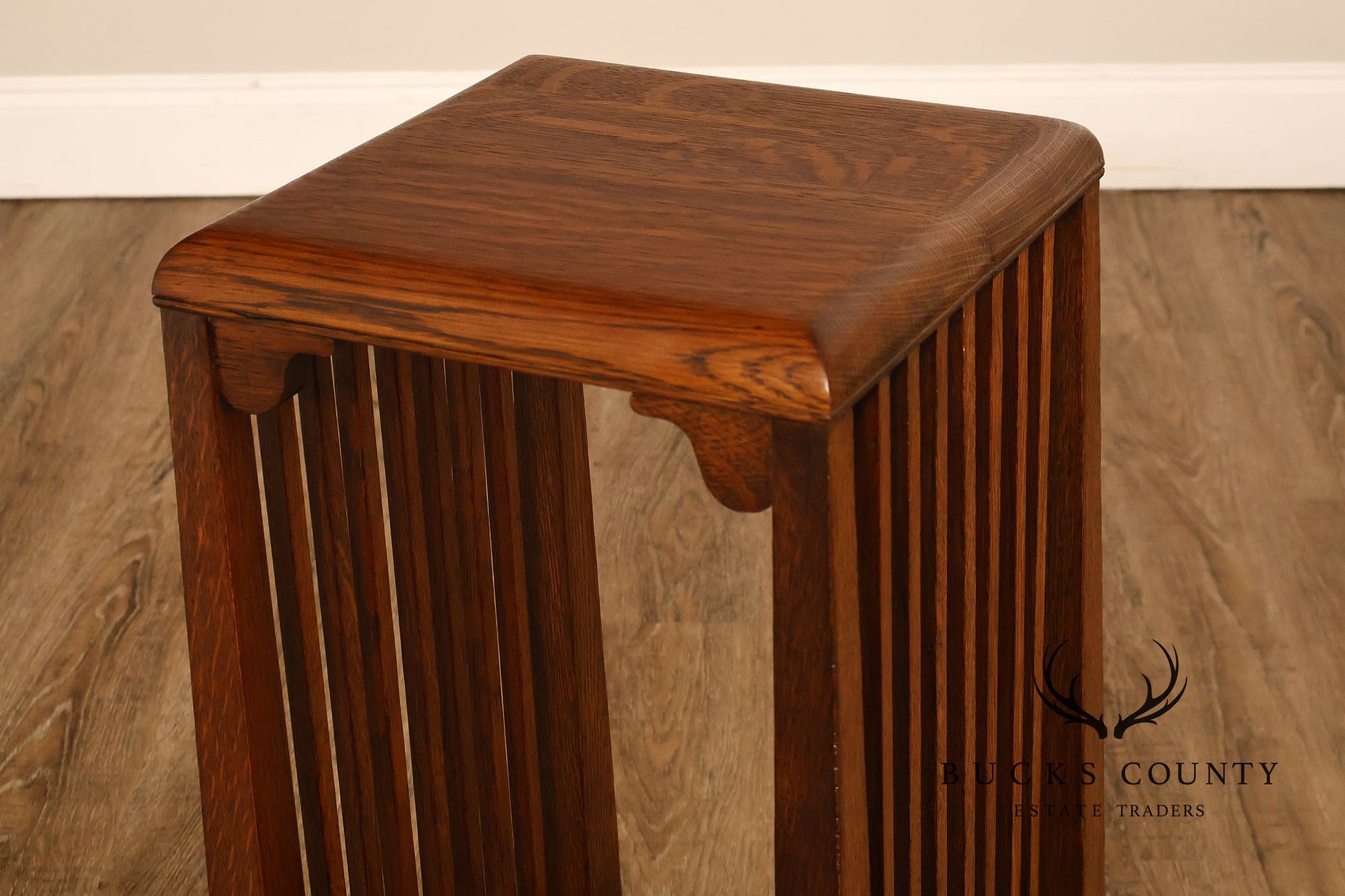 Michigan Chair Company Antique Mission Oak Spindle Side Table