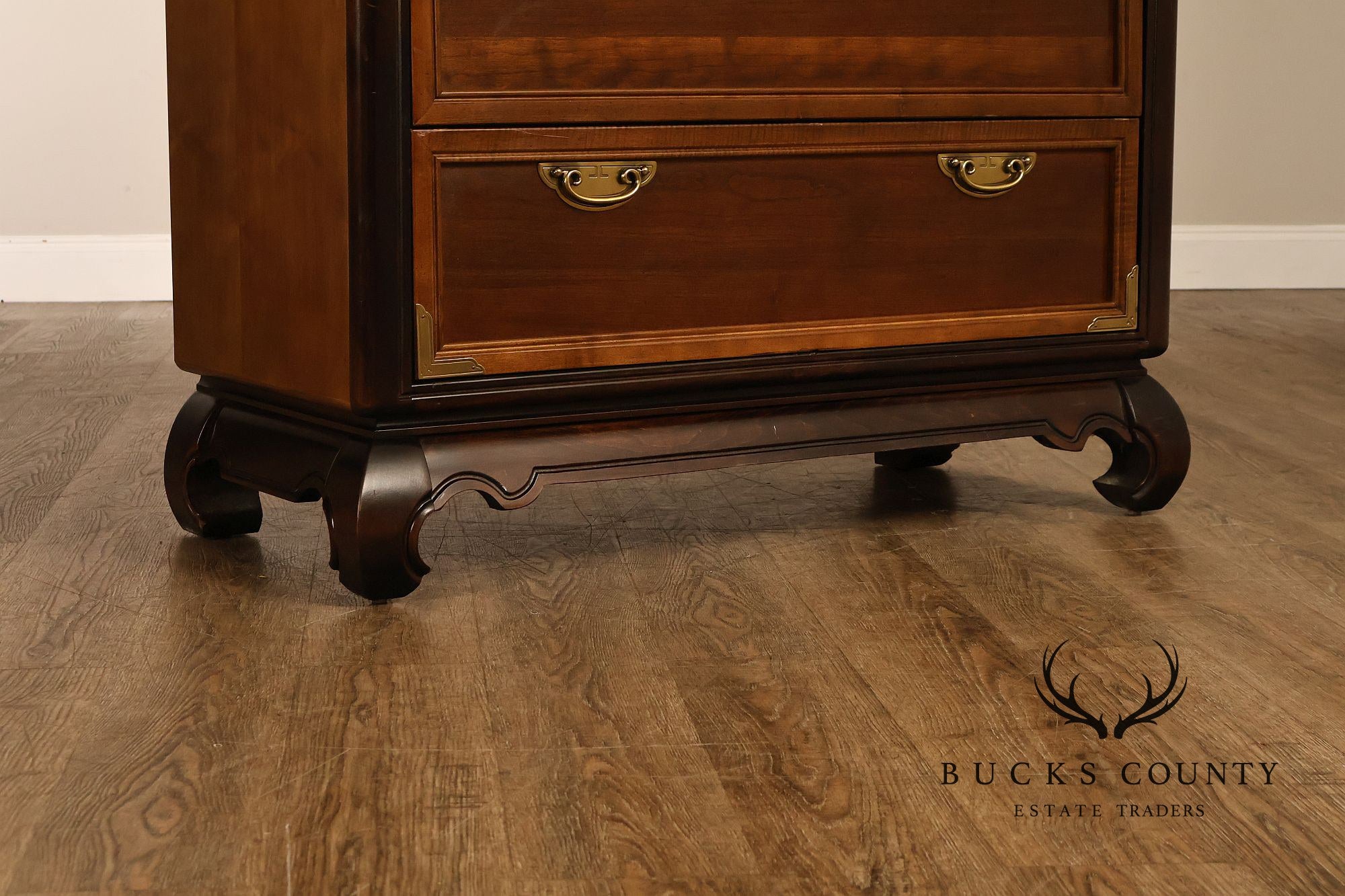 Broyhill Premier Ming Dynasty Asian Style Burl Wood Armoire