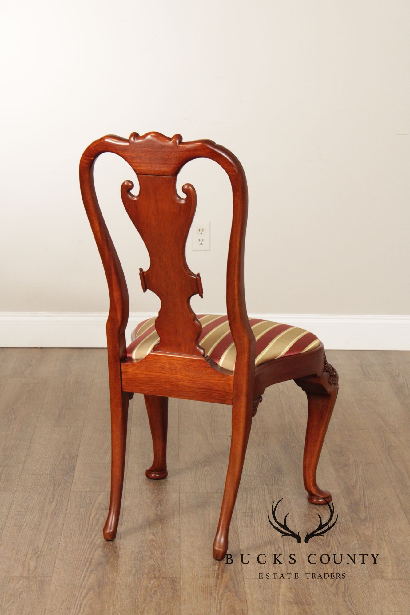 Hickory Chair Georgian Style Set of Six Mahogany Dining Chairs
