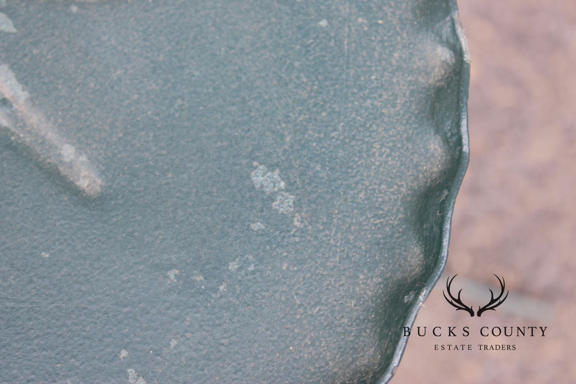 Vintage Salterini Lily Pad Leaf Wrought Iron Garden Table