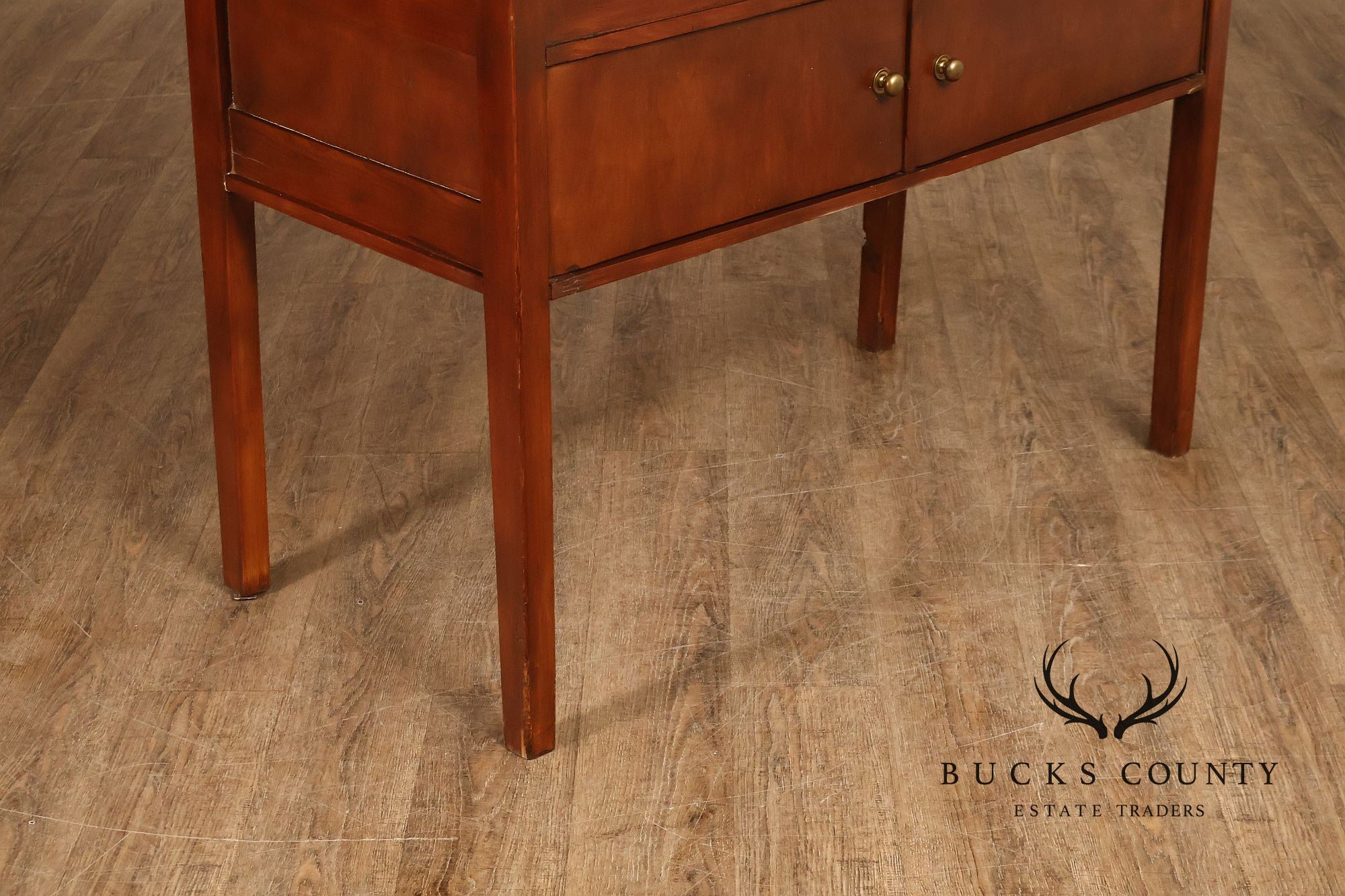 Antique American Bench Made Server Table