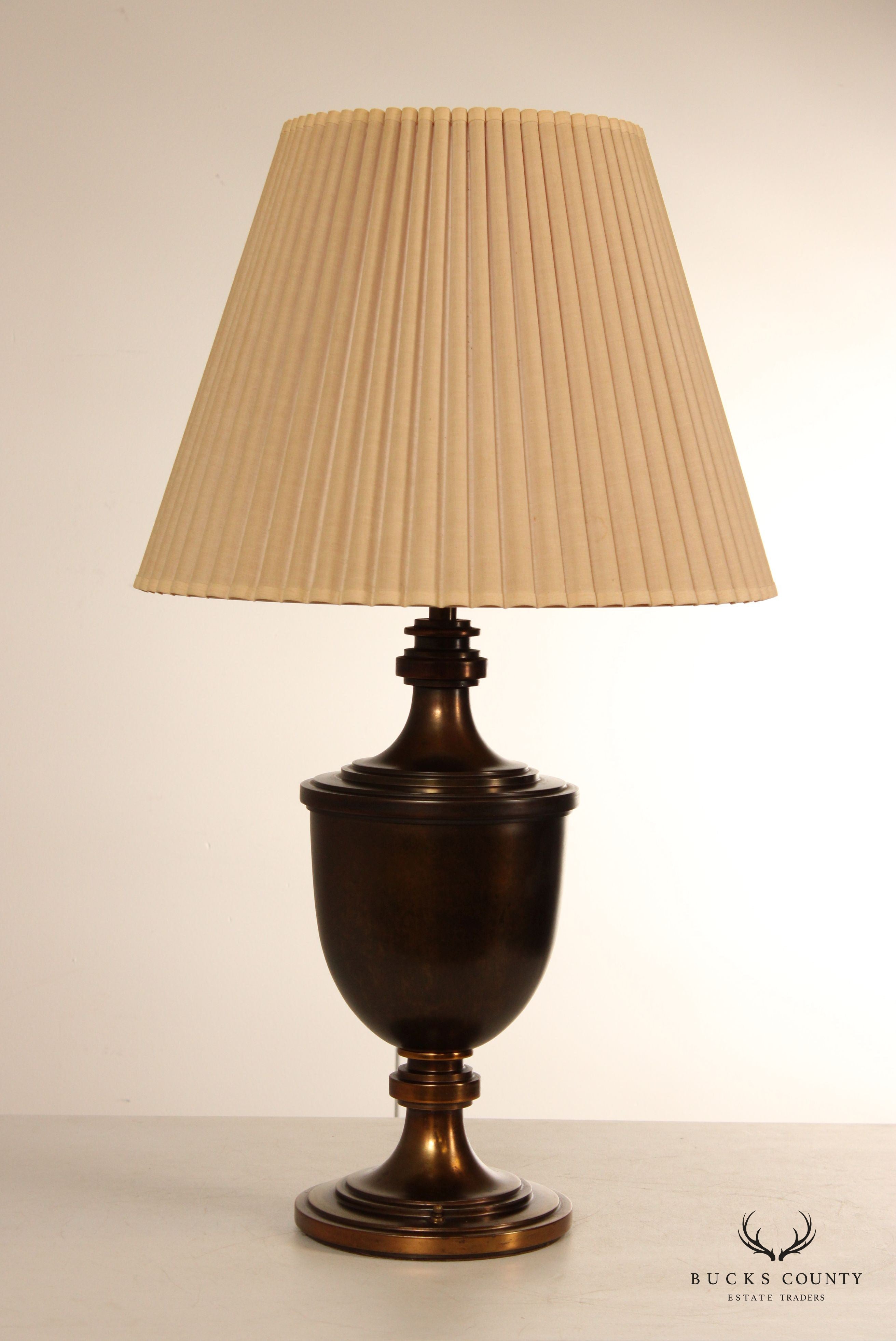 Stiffel Vintage Traditional Brass Urn Form Table Lamp