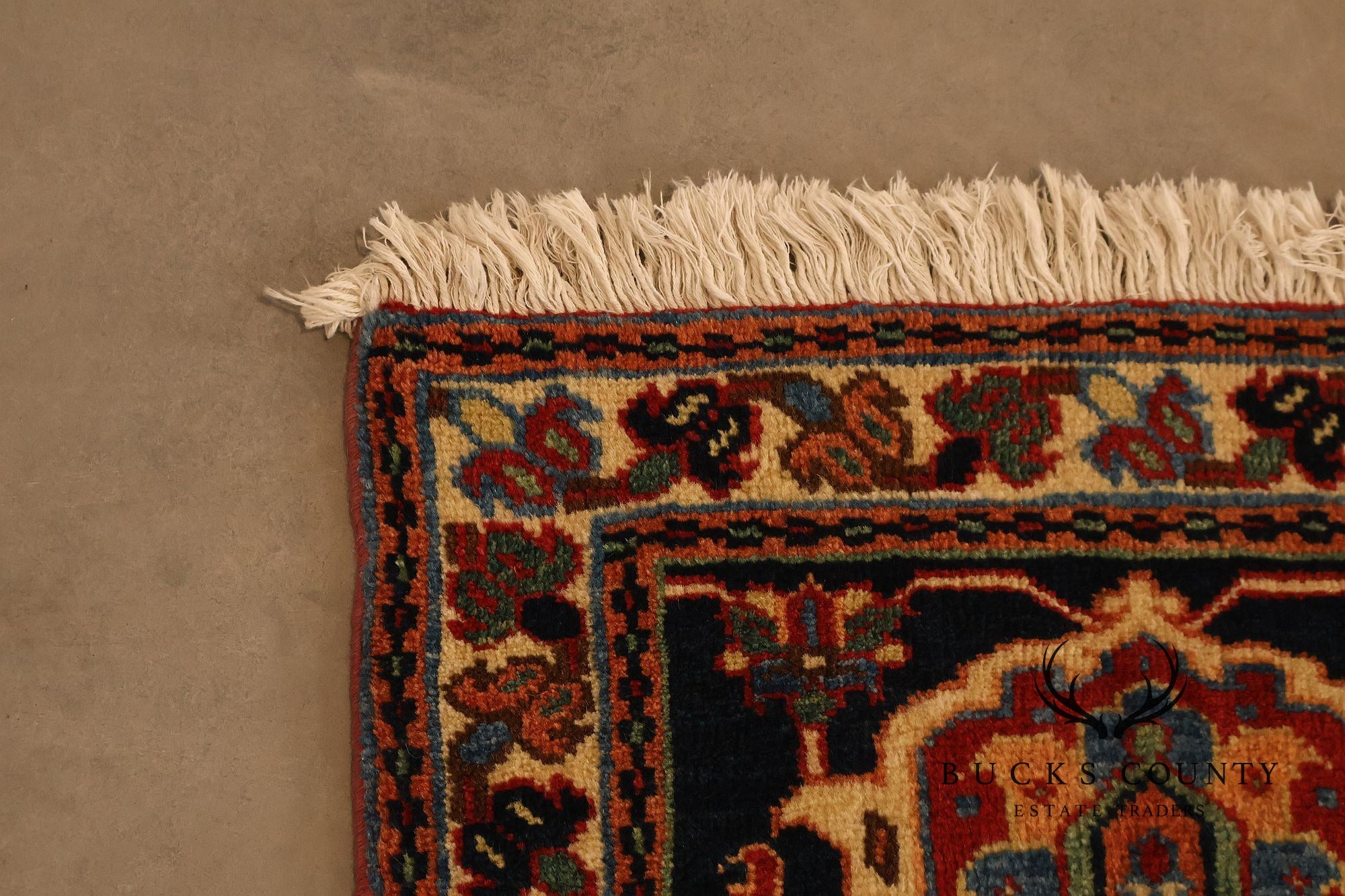 Persian Heriz Hand Knotted Wool Room Size Rug 9' x 13'