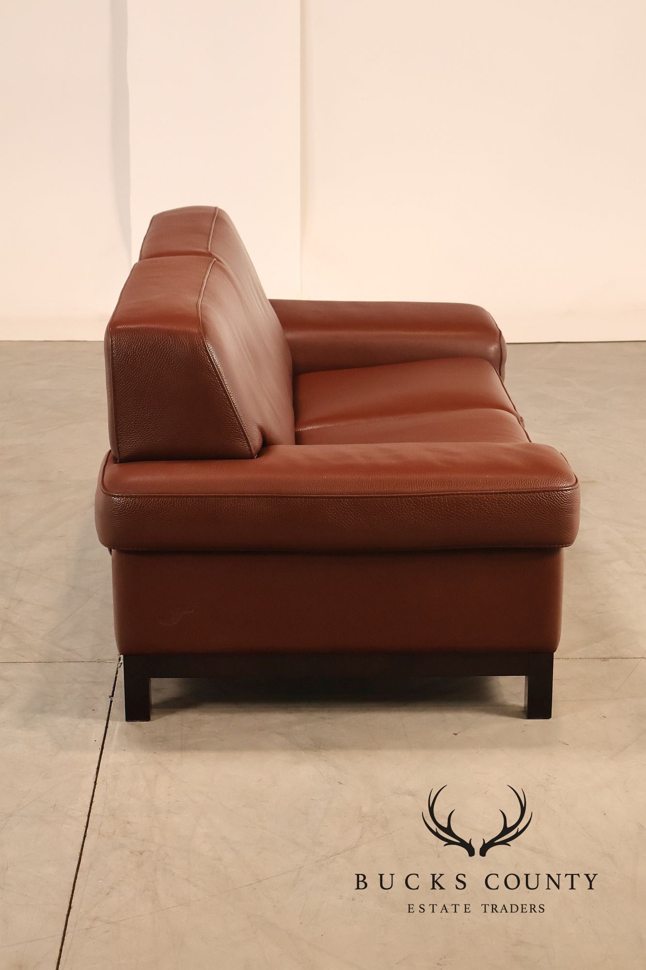 Formenti Italian Leather Loveseat