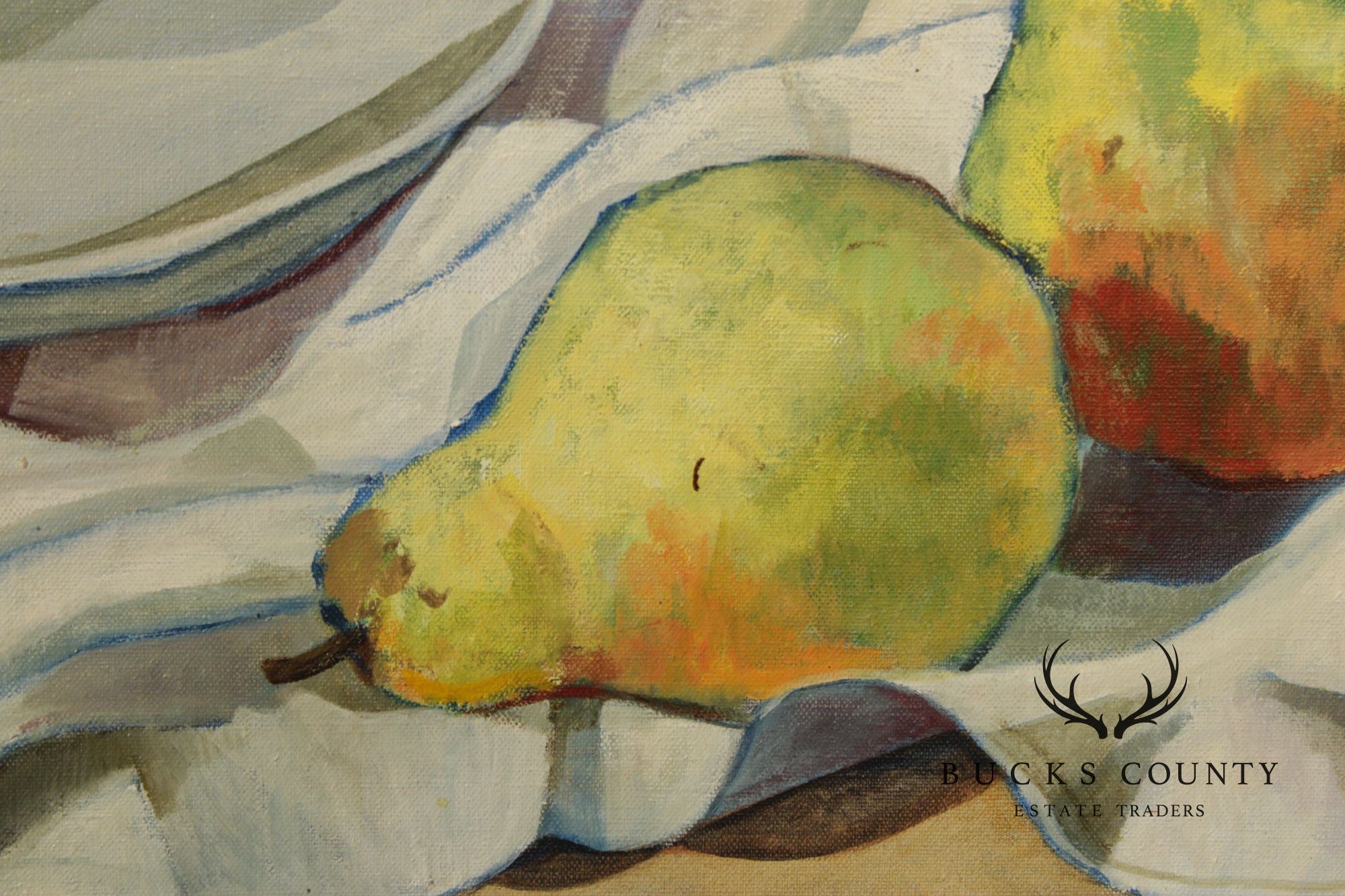 Davetta Greenberg Oil Painting, Still-Life of Pears