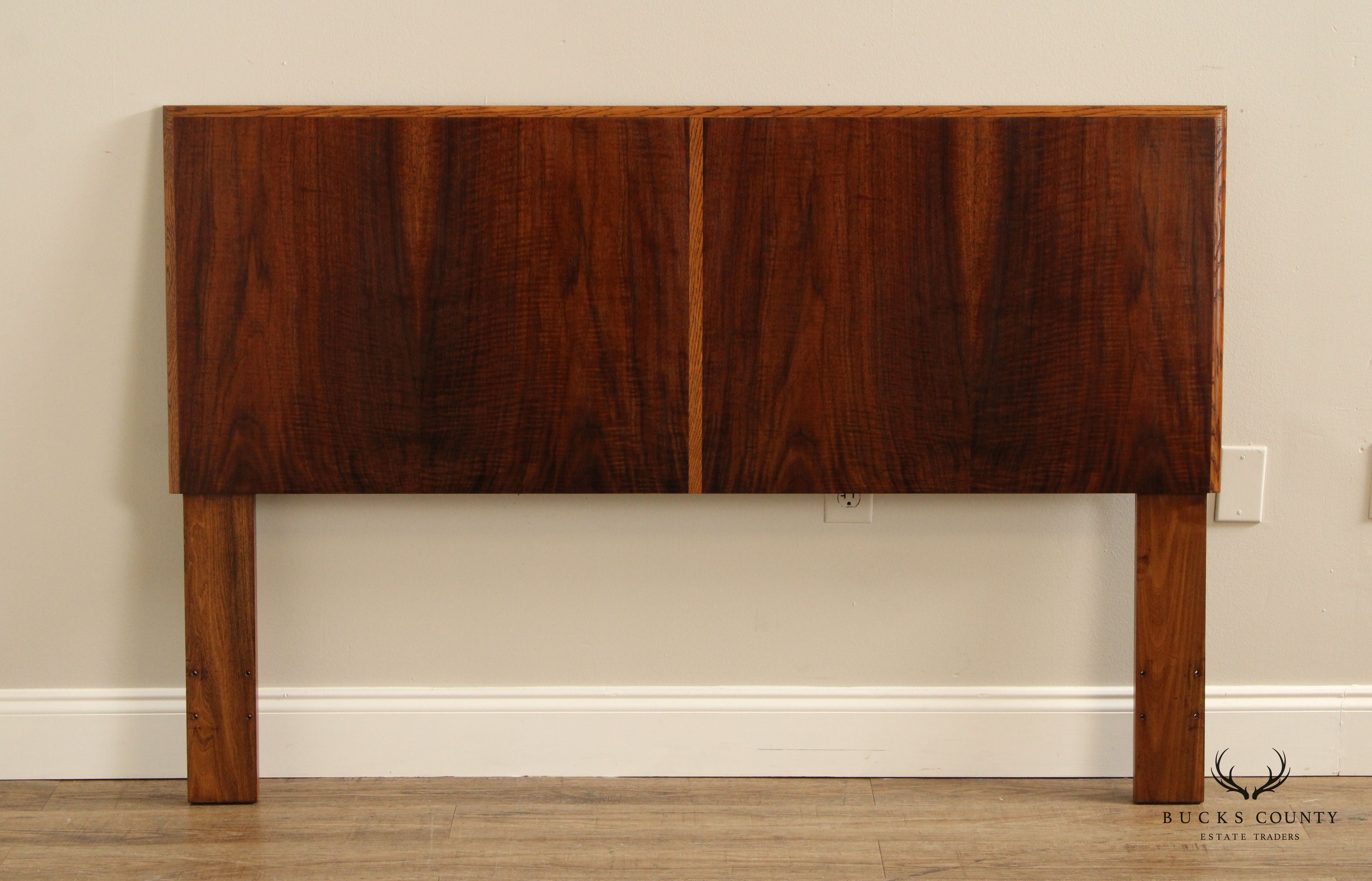 Lane Mid Century Modern Walnut Queen Headboard