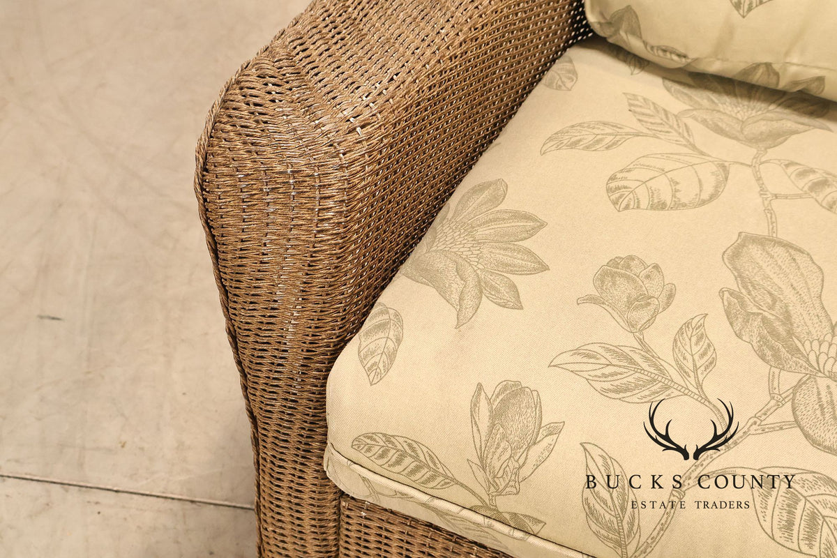 Lloyd Flanders Reflections All-Weather Lloyd Loom Wicker Sofa