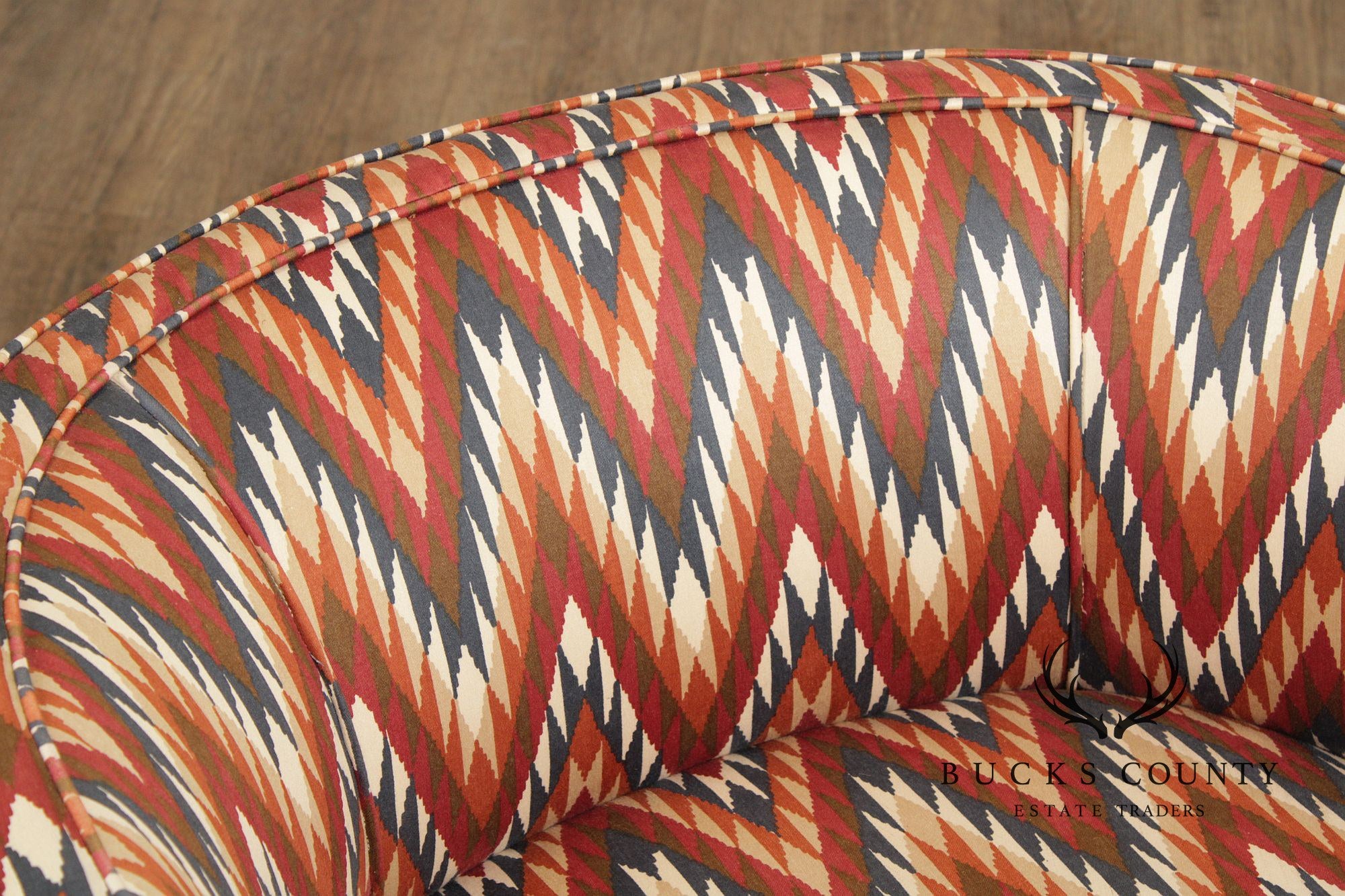 Mid Century Modern Barrel Back Lounge Chair