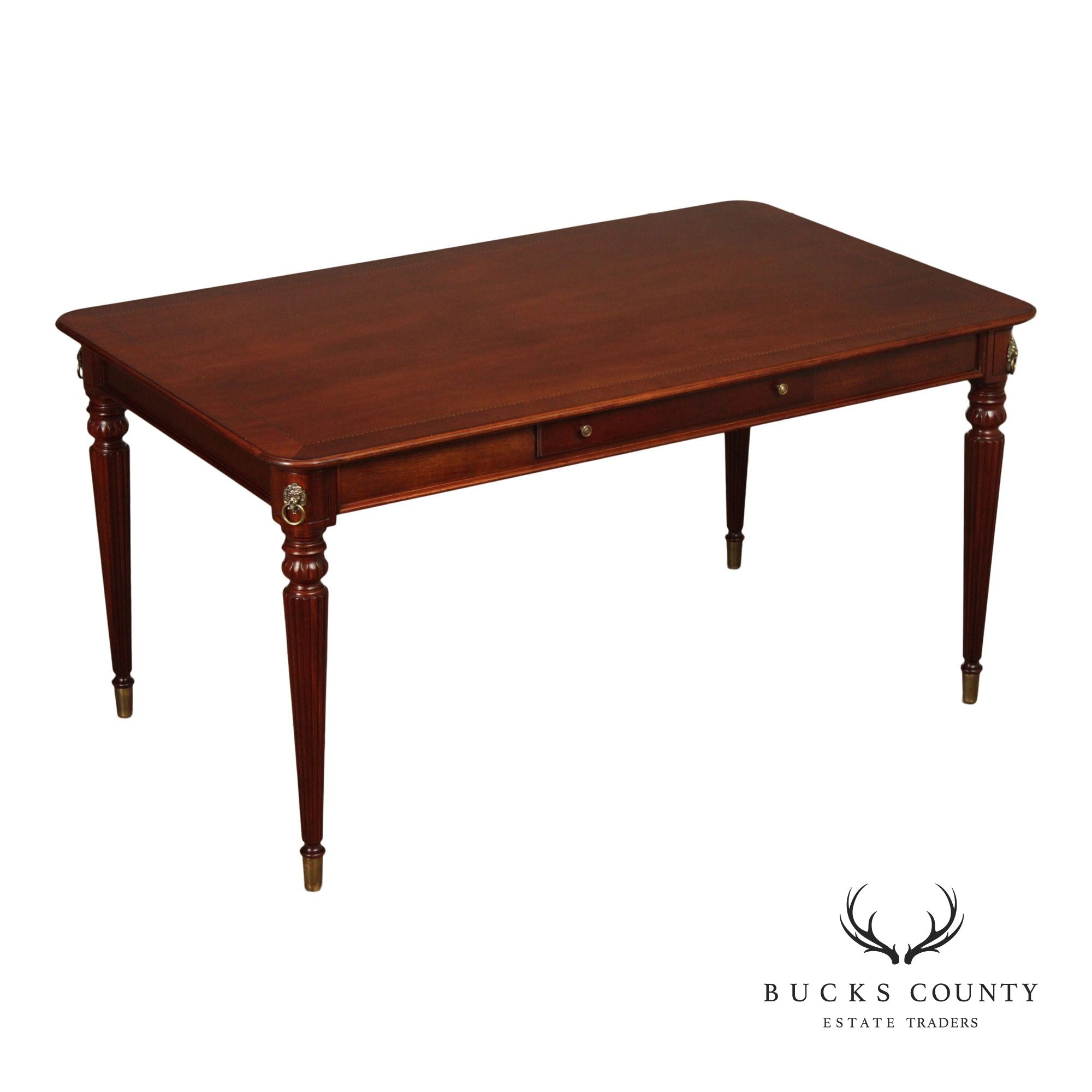 Lexington Palmer Home Collection Mahogany Neoclassical Writing Table Desk