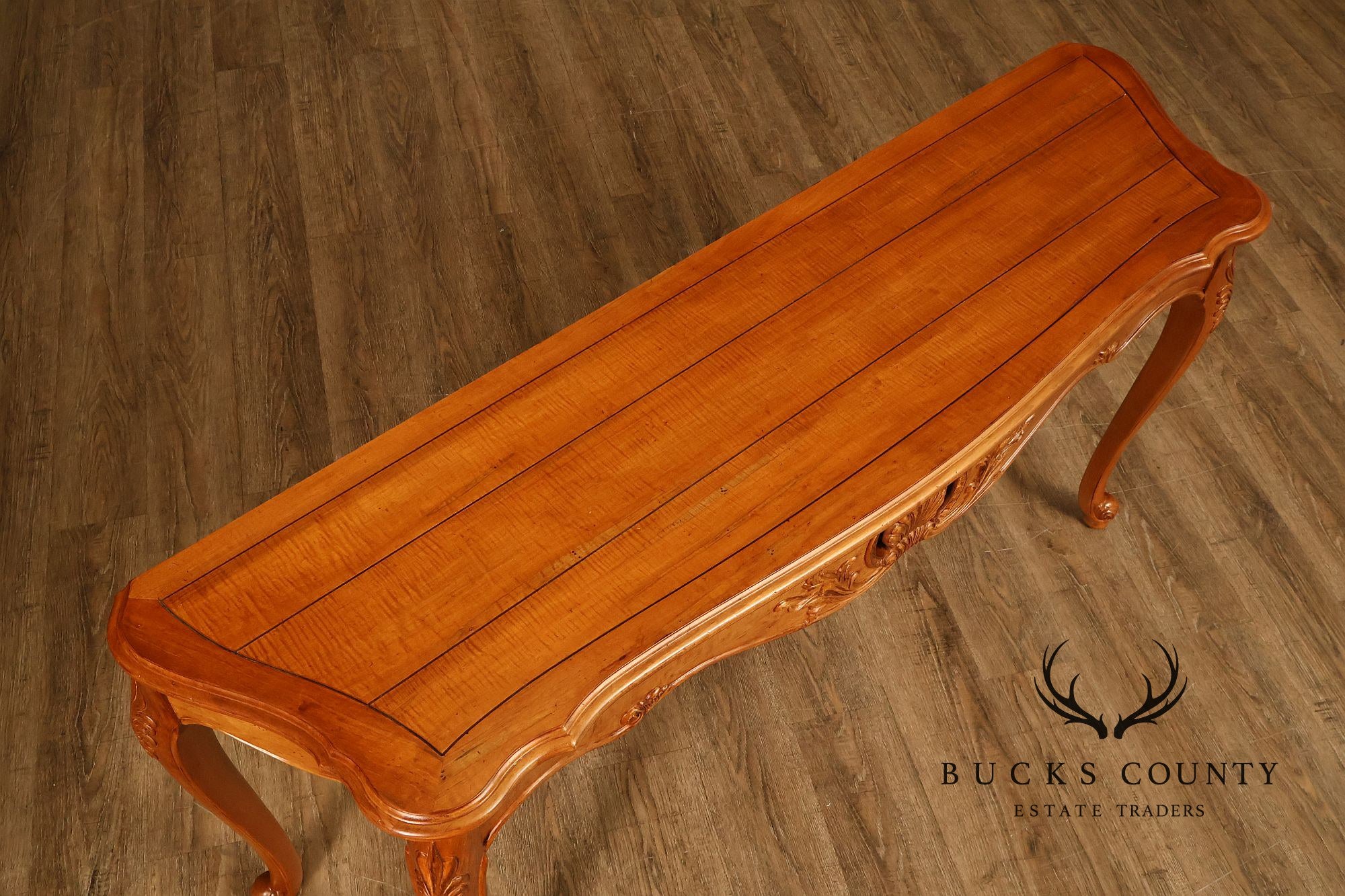 Ethan Allen Legacy Collection French Country Style Narrow Console Table