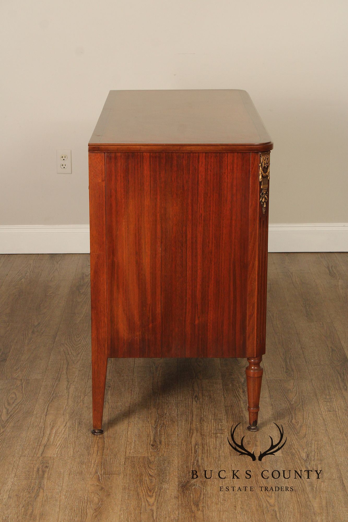 Tobey Furniture Co. French Louis XVI Style 1930's Walnut Commode