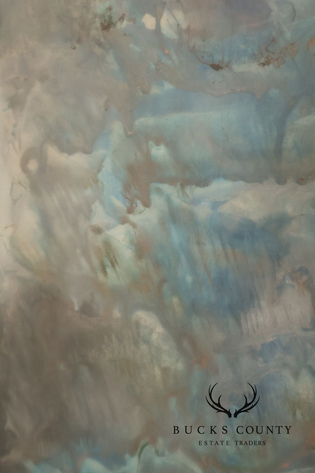 Suzanne S. Marinell Melted Wax Painting, Aurora Borealis