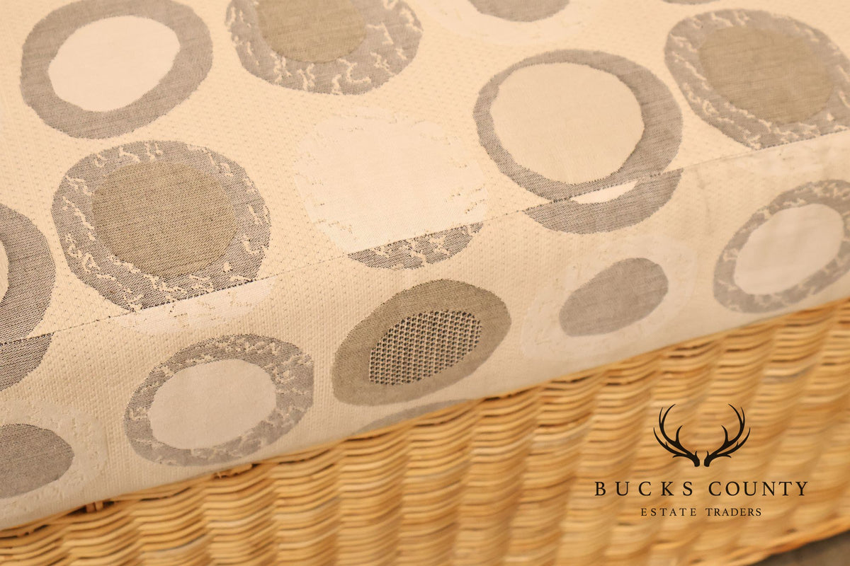 Gunther Lambert Wicker Sofa
