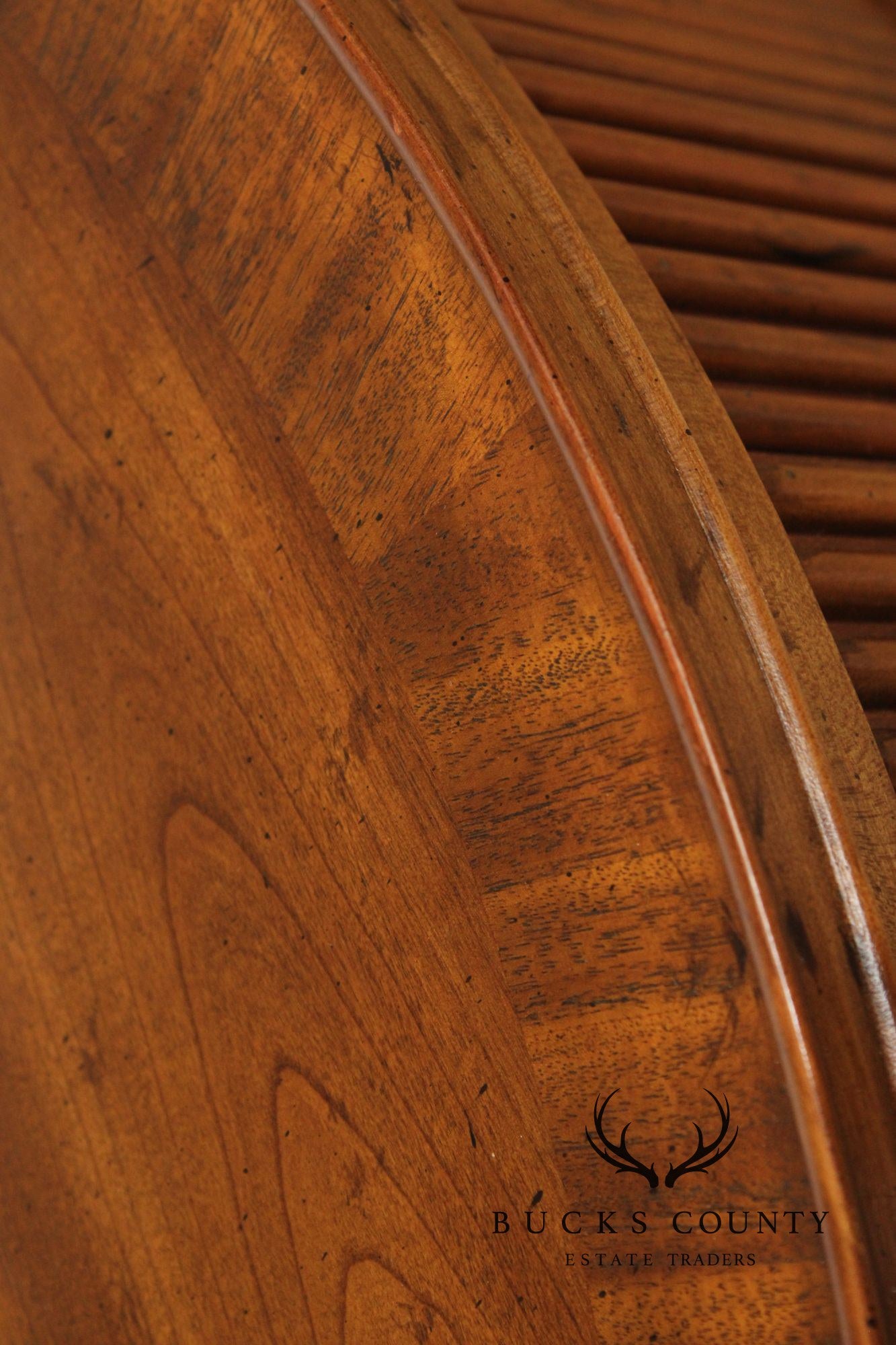 Heritage French Louis XVI Style Walnut Oval Side Table