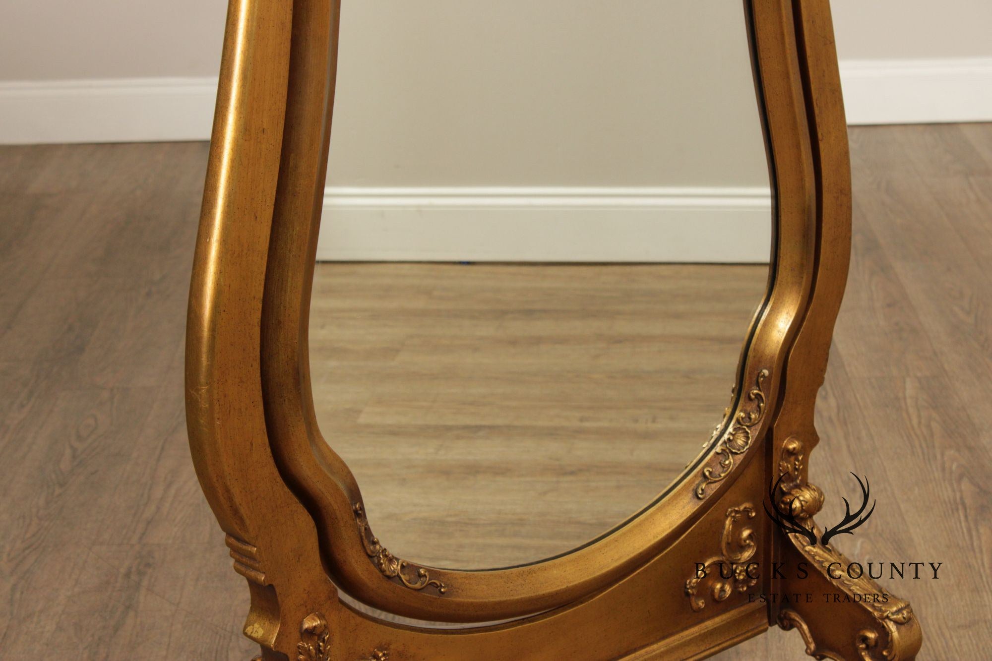 Vintage Giltwood Cheval Mirror