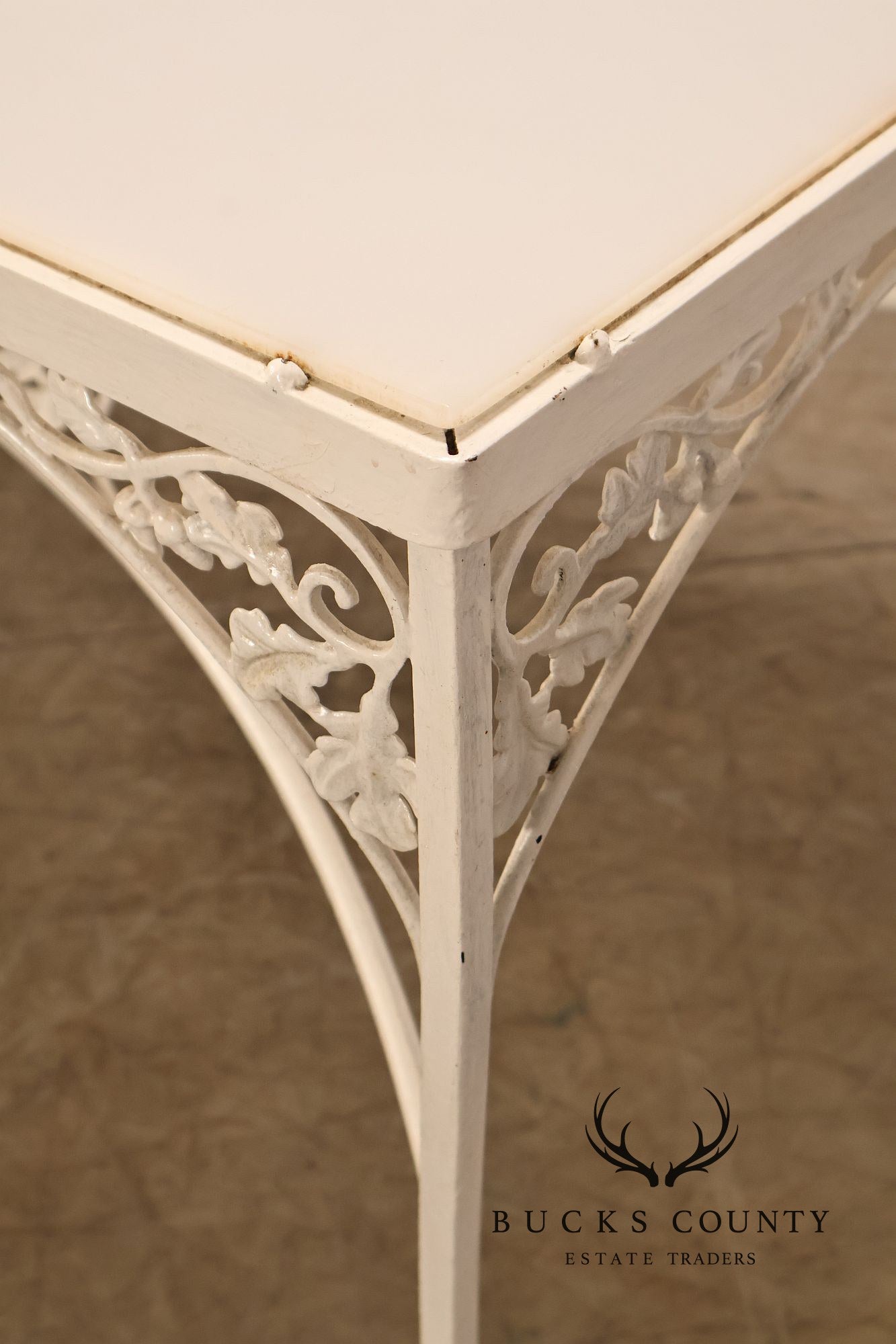 Woodard 'Orleans' Wrought Iron Patio Dining Table