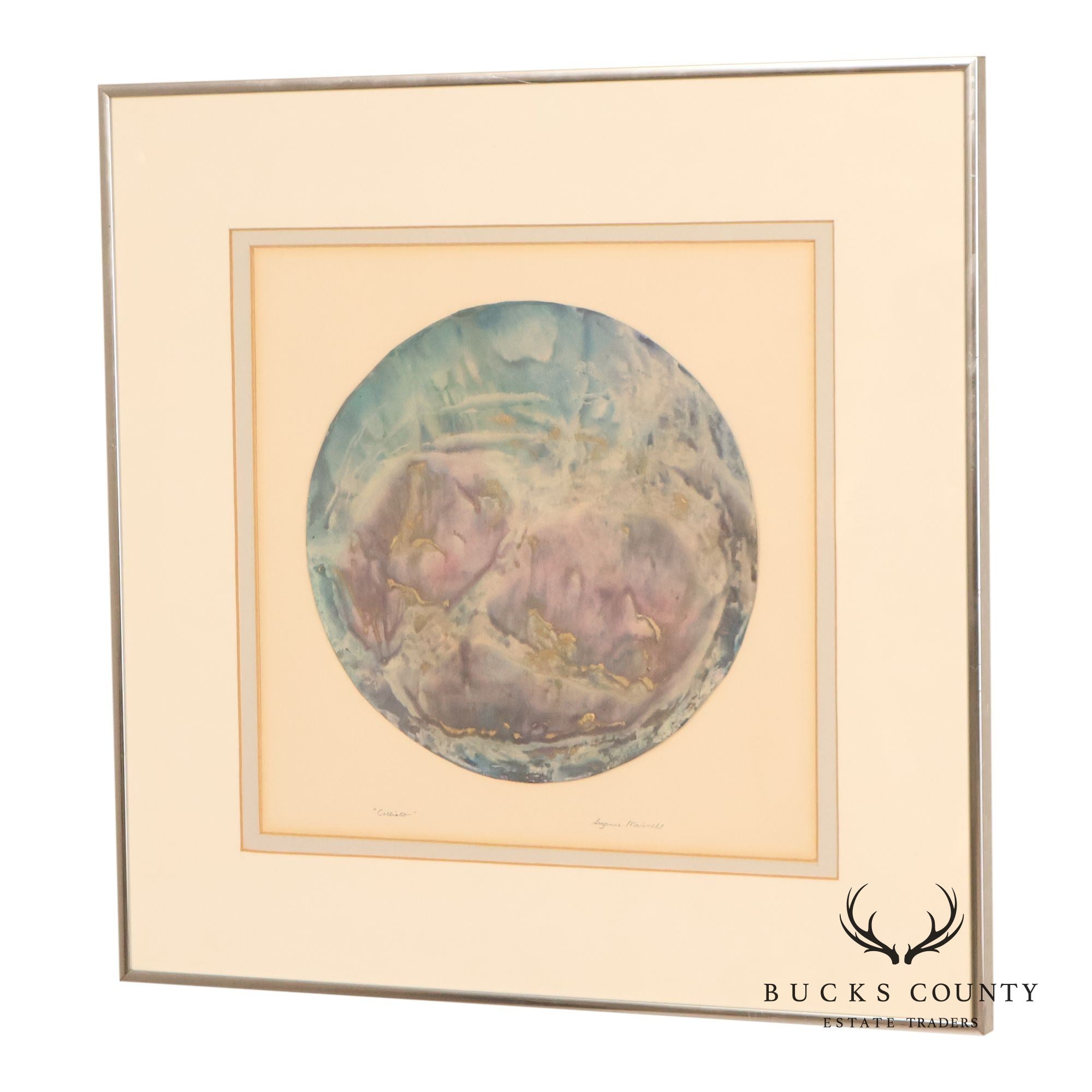 Suzanne Marinell Melted Wax Painting, 'Callisto'