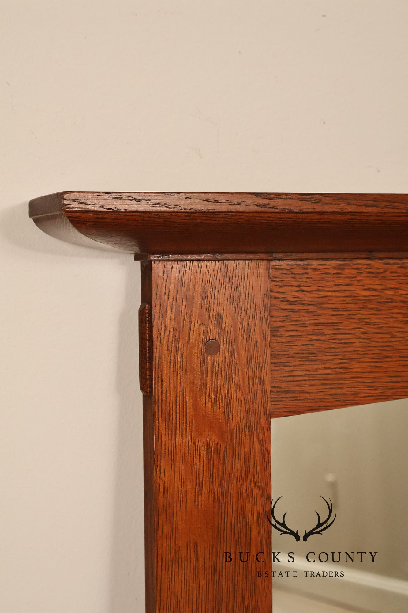 Stickley Mission Collection Oak Wall Mirror