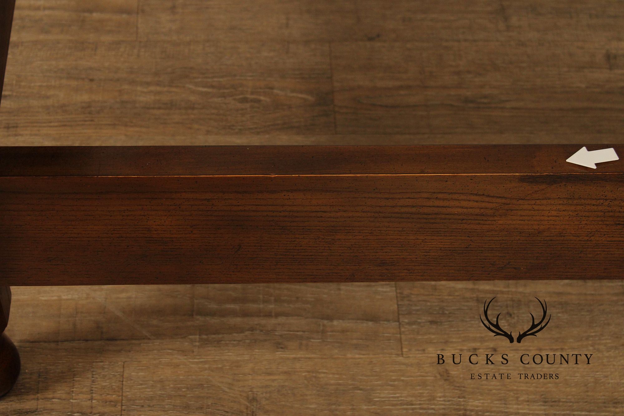 Baker Barley Twist Carved Oak King Size Canopy Poster Bed