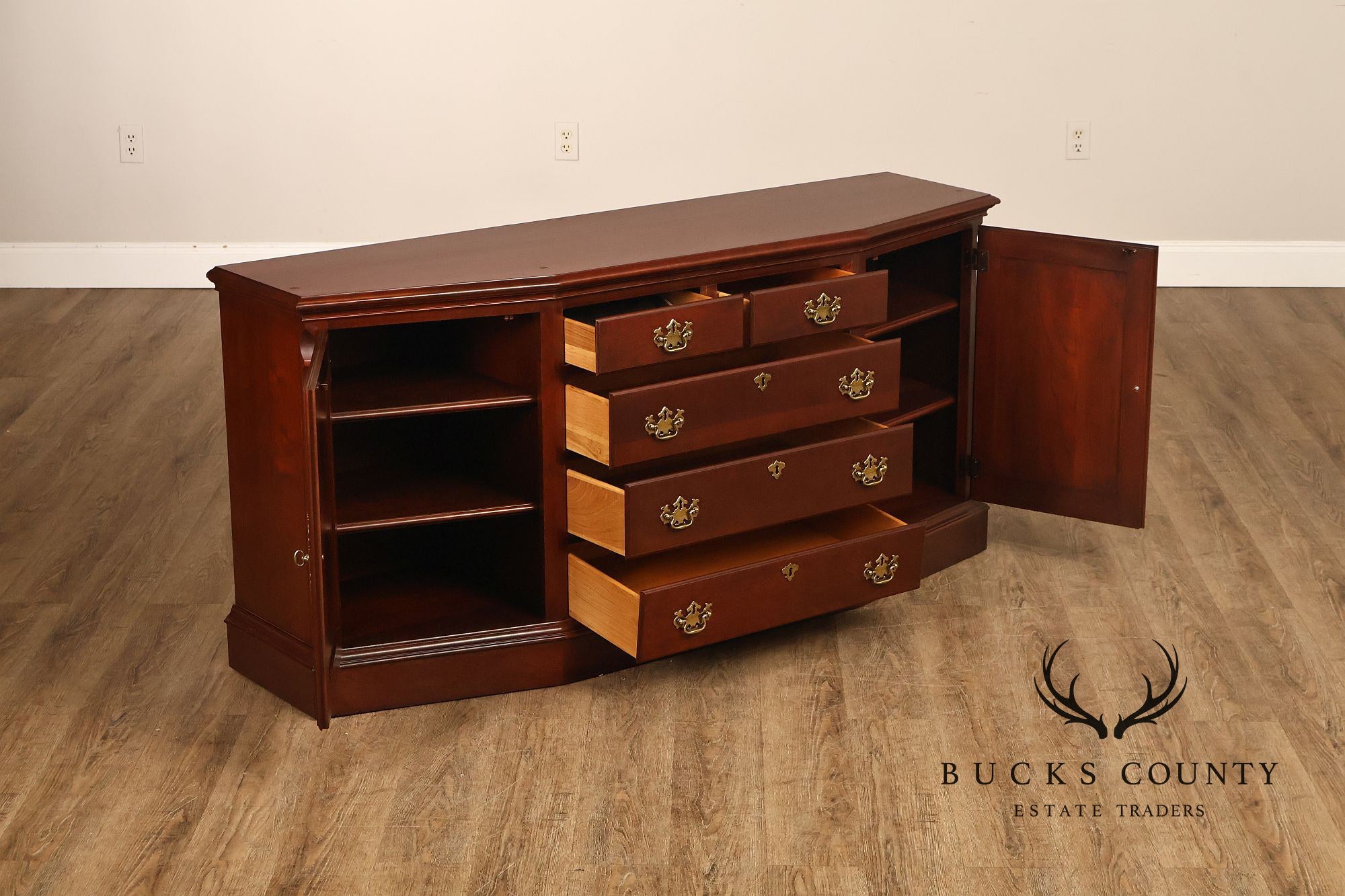 Pennsylvania House Cherry Credenza Buffet Sideboard Cabinet