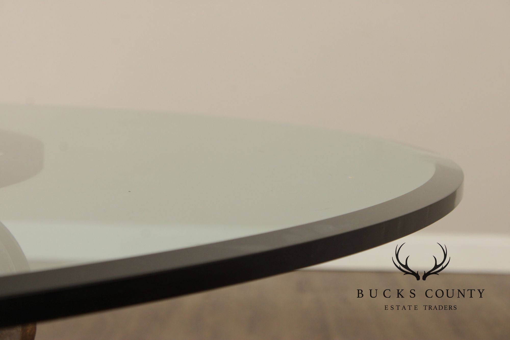 Italian Style Wrought Iron 72 Inch Round Glass Top Dining Table
