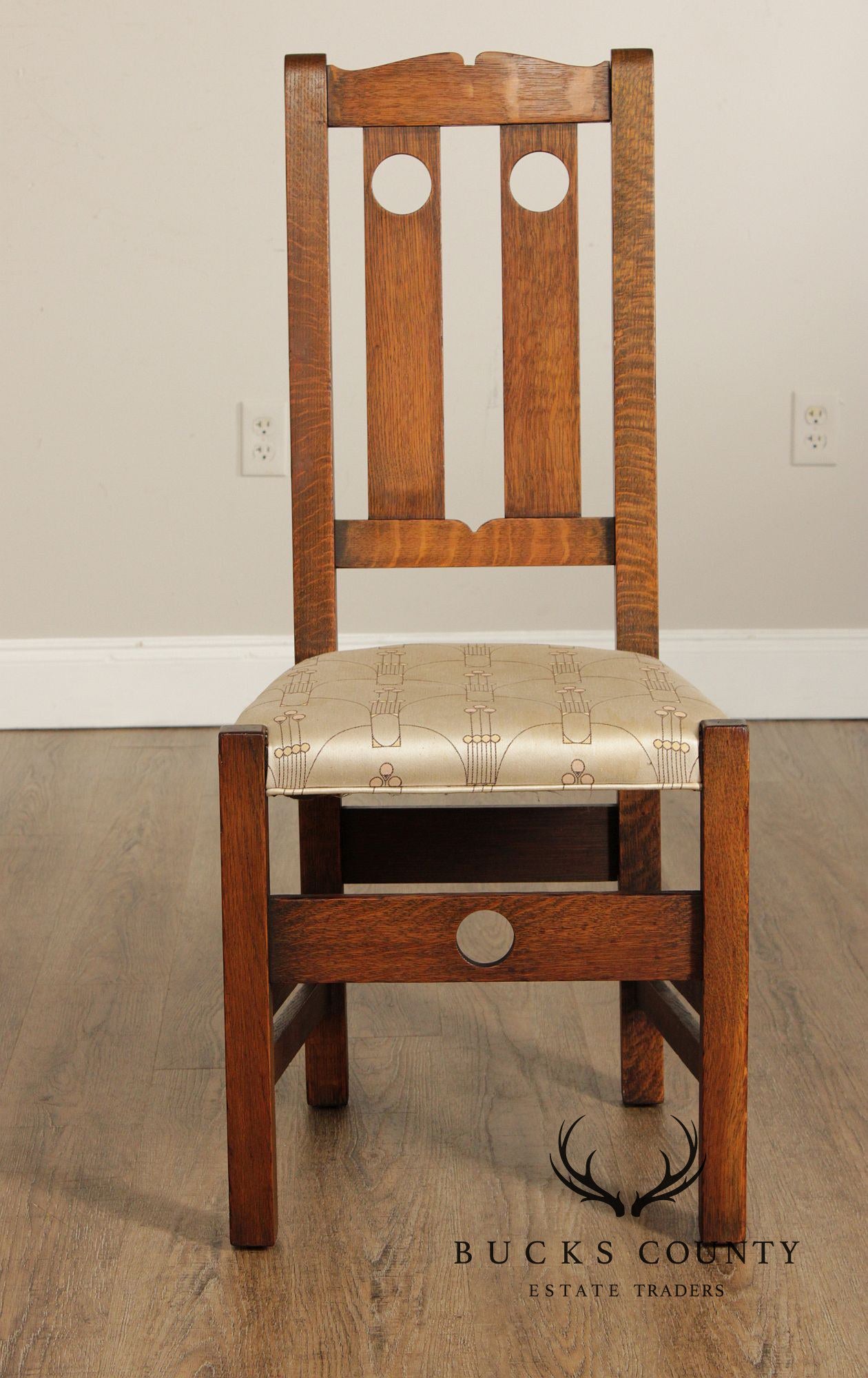 Stickley Brothers Mission Oak Pair of Side Chairs