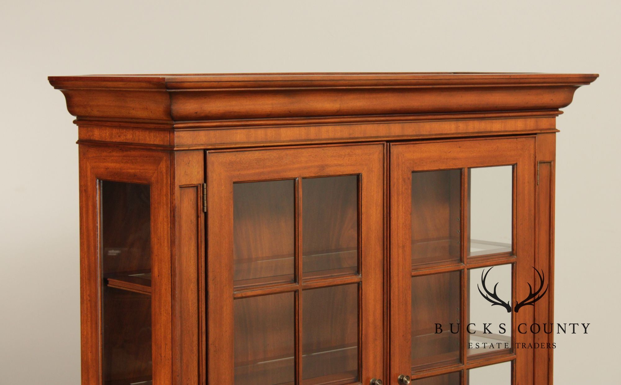 Sligh Ellis Collection Mahogany Two-Door Bookcase