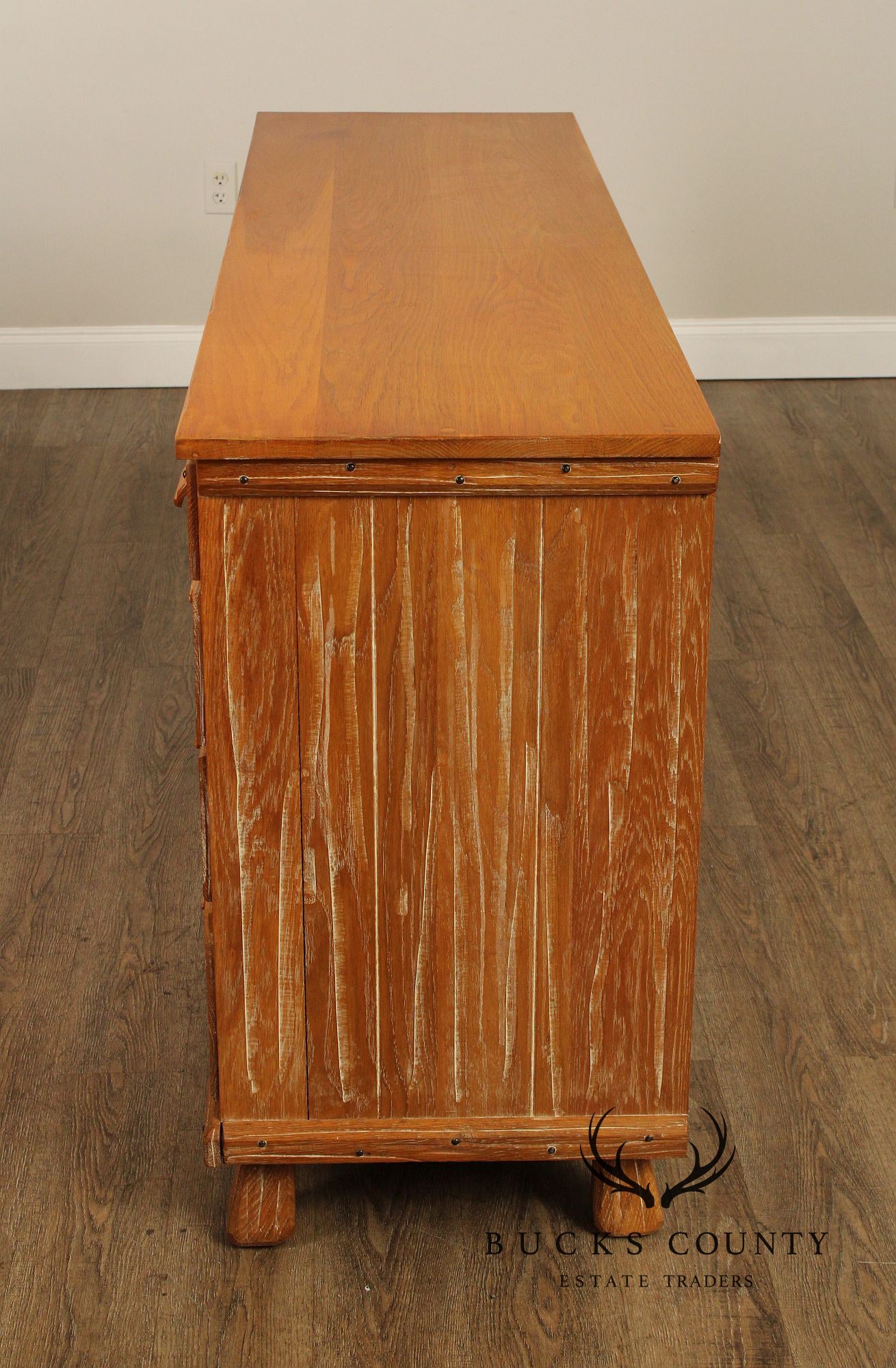 Brandt Ranch Oak Vintage Triple Dresser