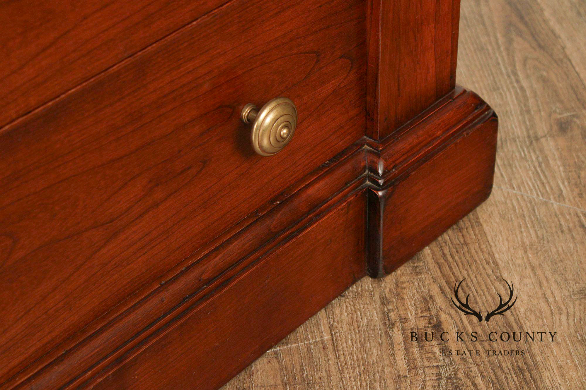 Italian Walnut Marble Top Double Dresser