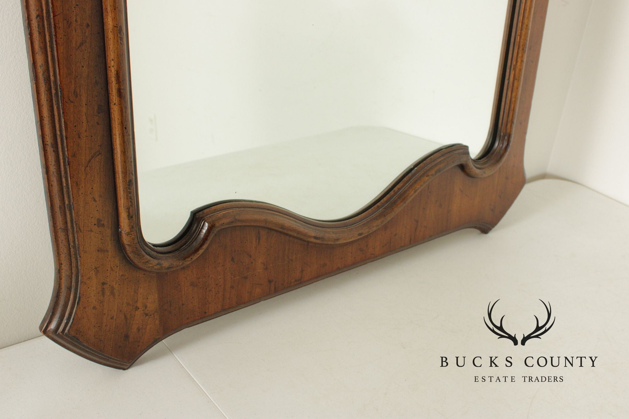 Heritage 'Grand Tour' Carved Walnut Wall Mirror