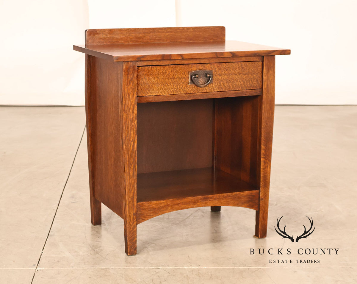 Stickley Harvey Ellis Collection Mission Oak Open Nightstand