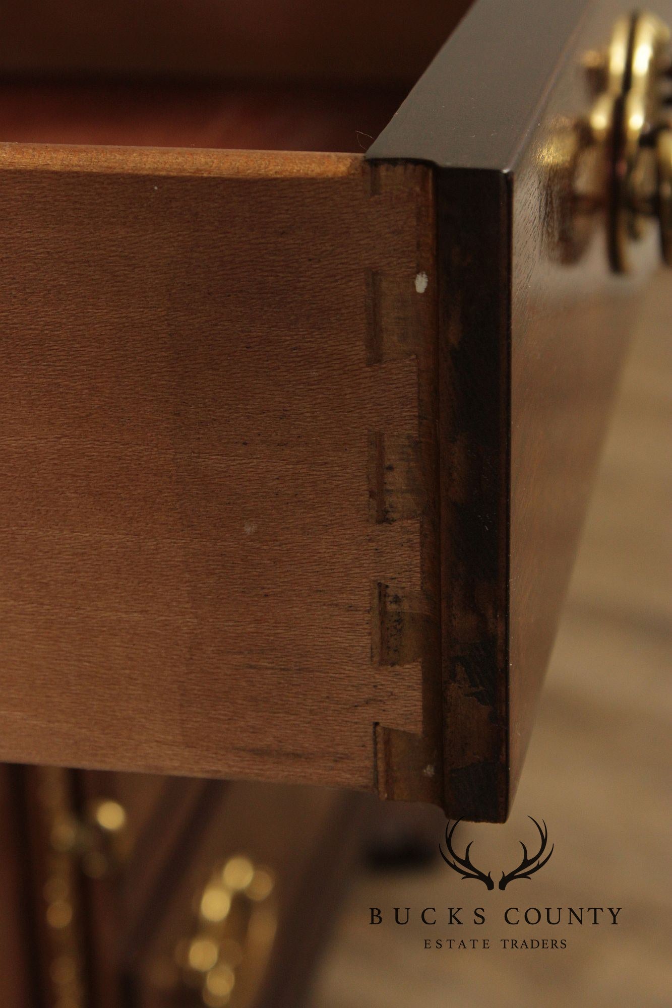 Henredon Georgian Style Mahogany Long Dresser