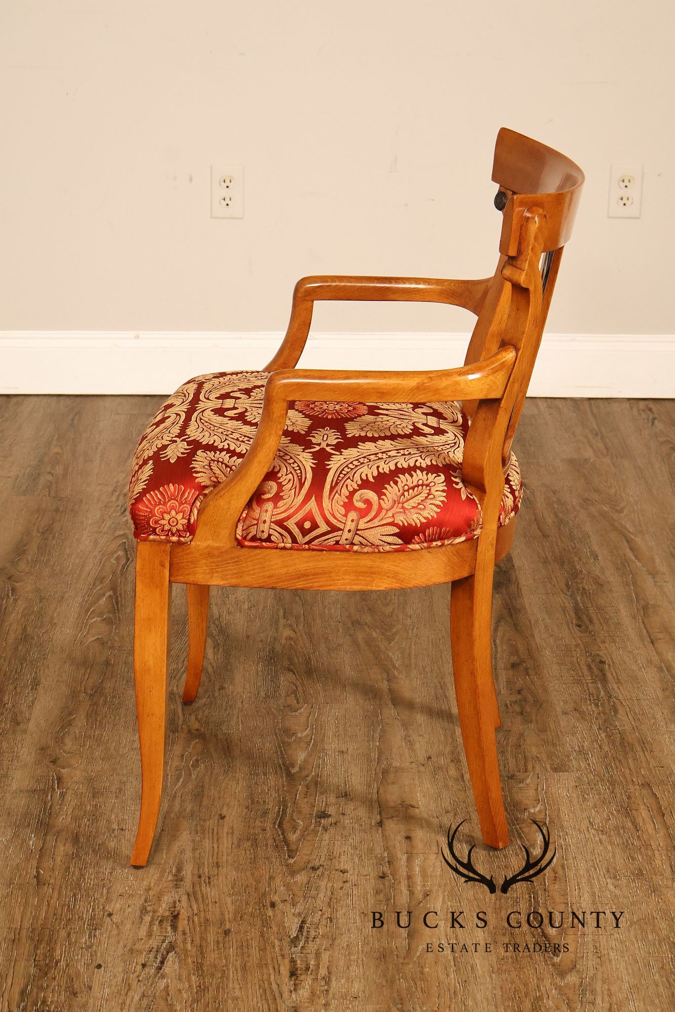William Switzer French Empire Style Arrowback Armchair