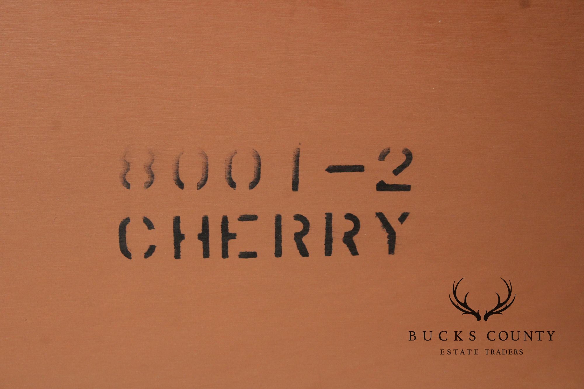 Mid Century Modern Full-Size Cherry Bed Frame