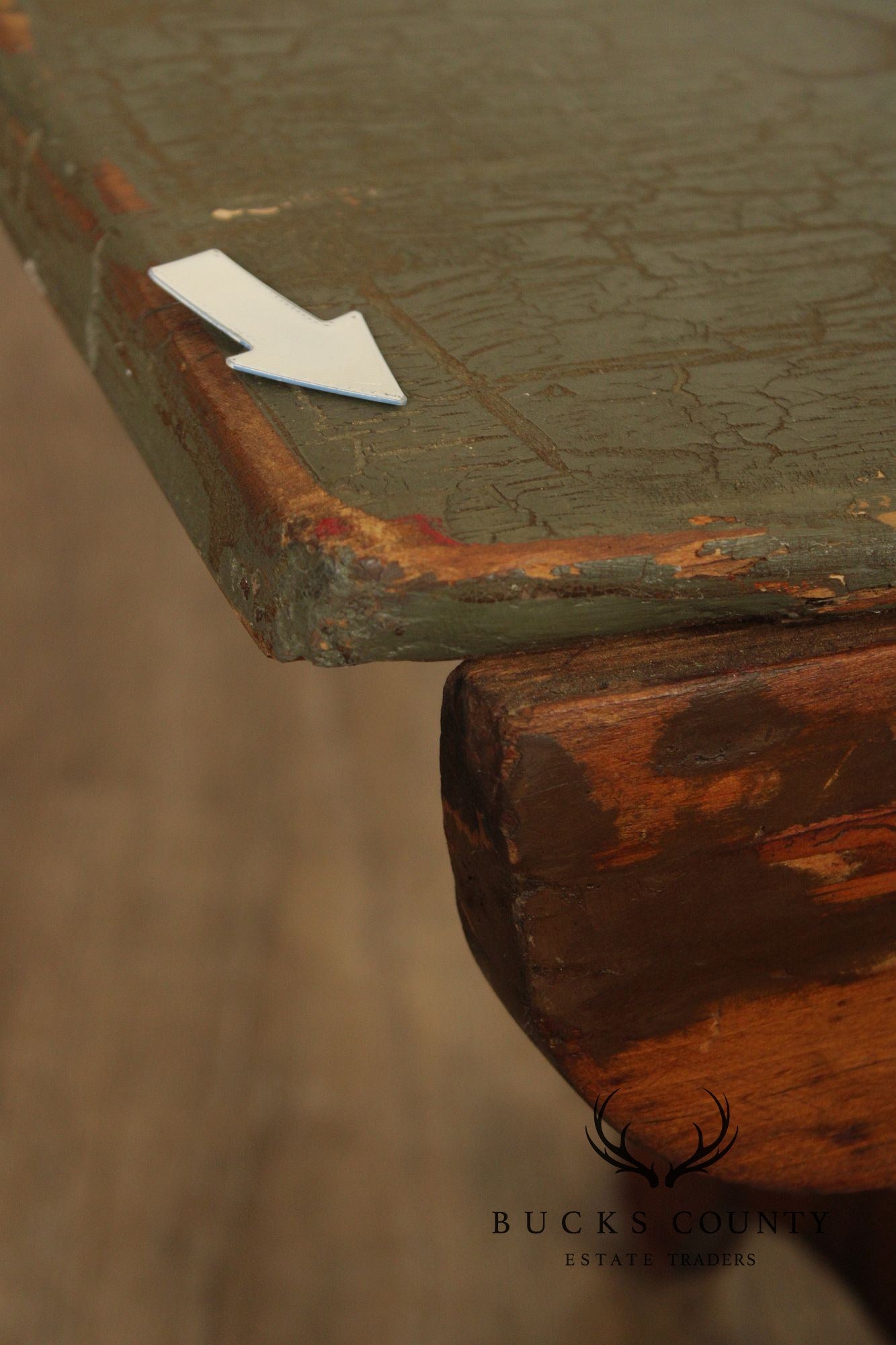 Antique Primitive Pine Bench