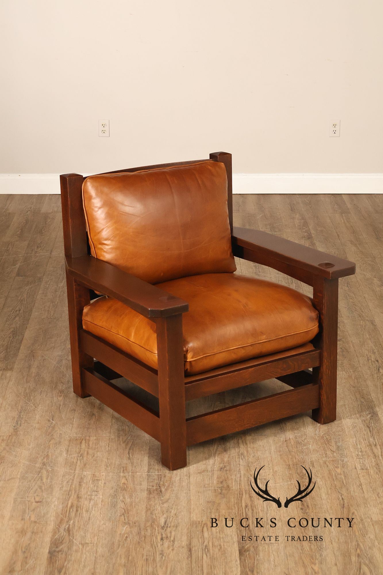 Stickley Mission Collection Oak Eastwood Lounge Chair