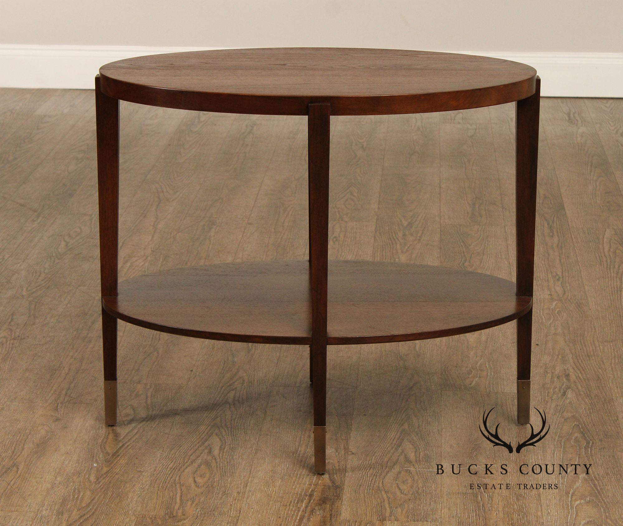 Studio by Stickley 'Brower' Oval Walnut End Table