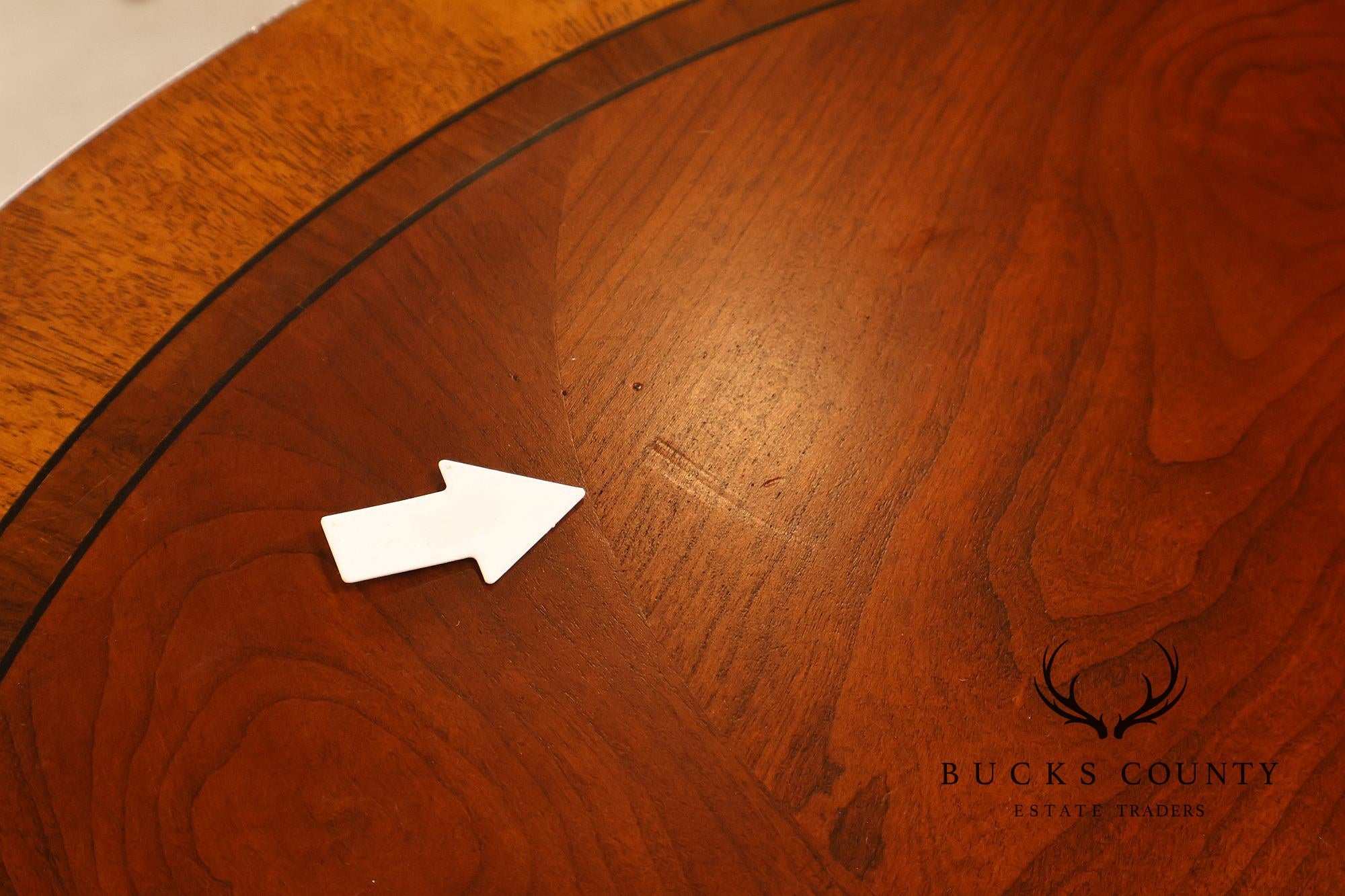 Ethan Allen Townhouse Collection Round Pedestal Side Table