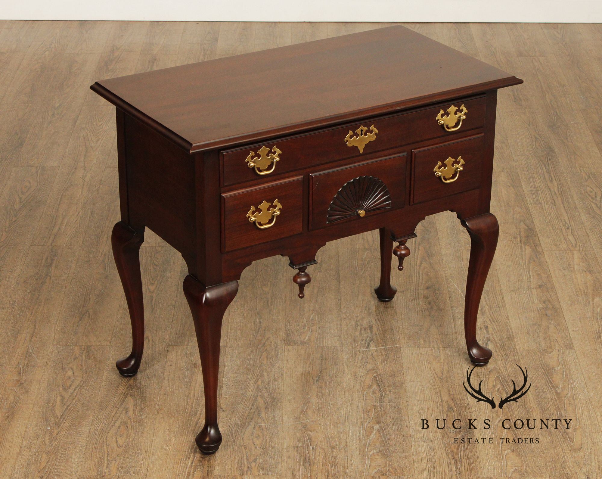 Statton Private Collection Queen Anne Style Cherry Lowboy