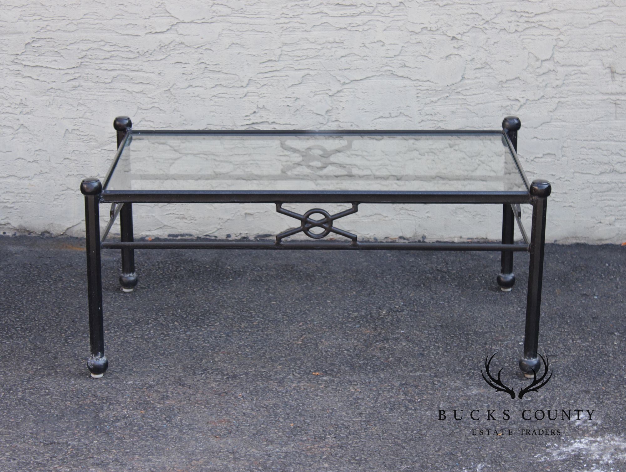Woodard Delphi Cast Aluminum Glass Top coffee Table