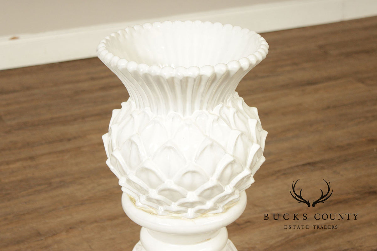 Mackenzie Childs Faux Marble Painted Center Table
