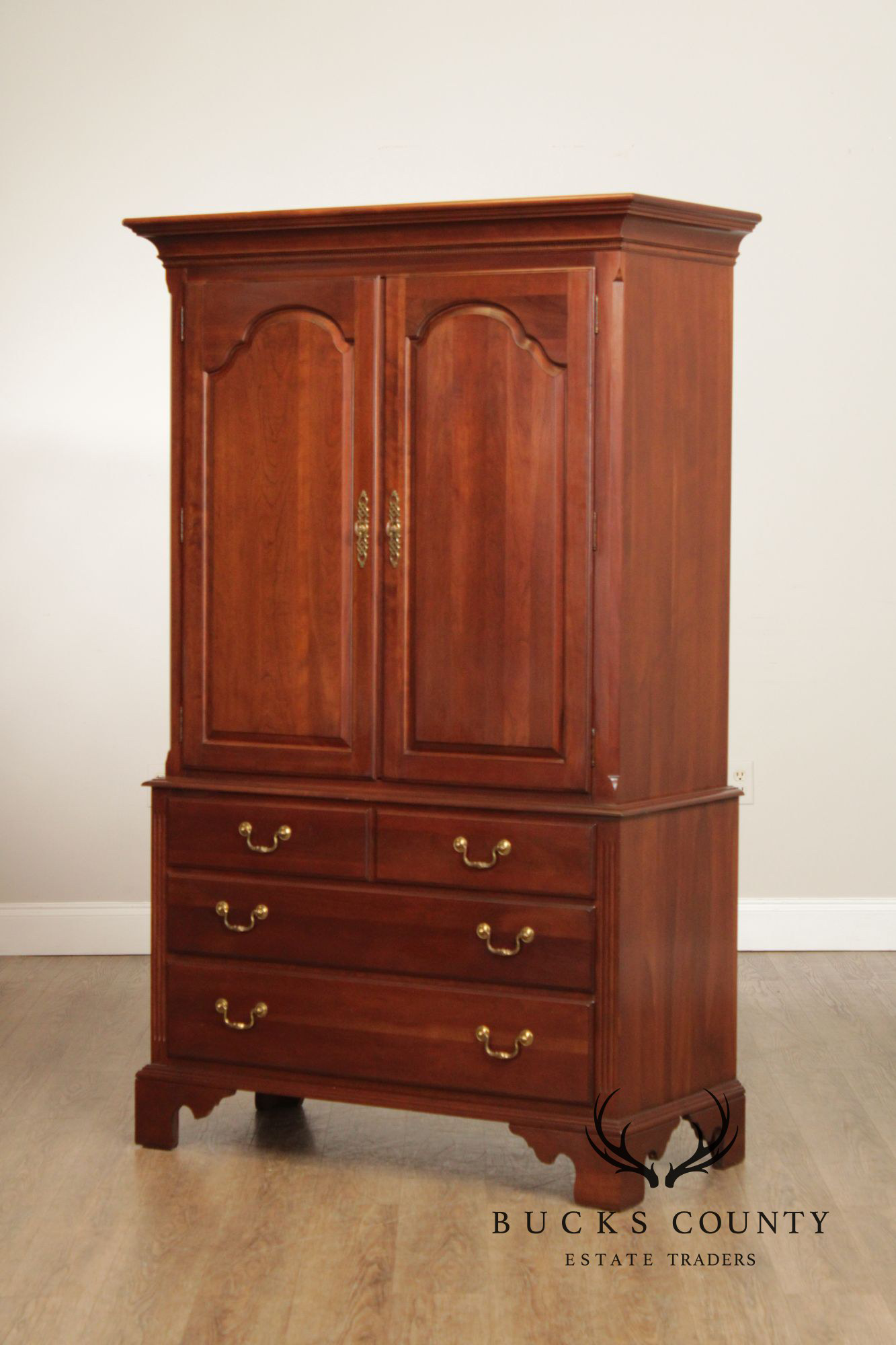 Ethan Allen 'Georgian Court' Cherry Armoire
