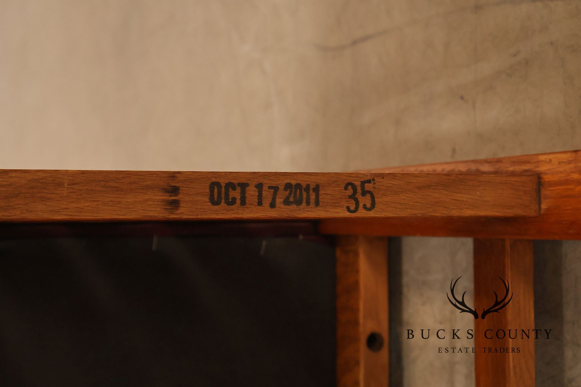 Stickley Mission Collection Oak & Leather Ottoman Footstool