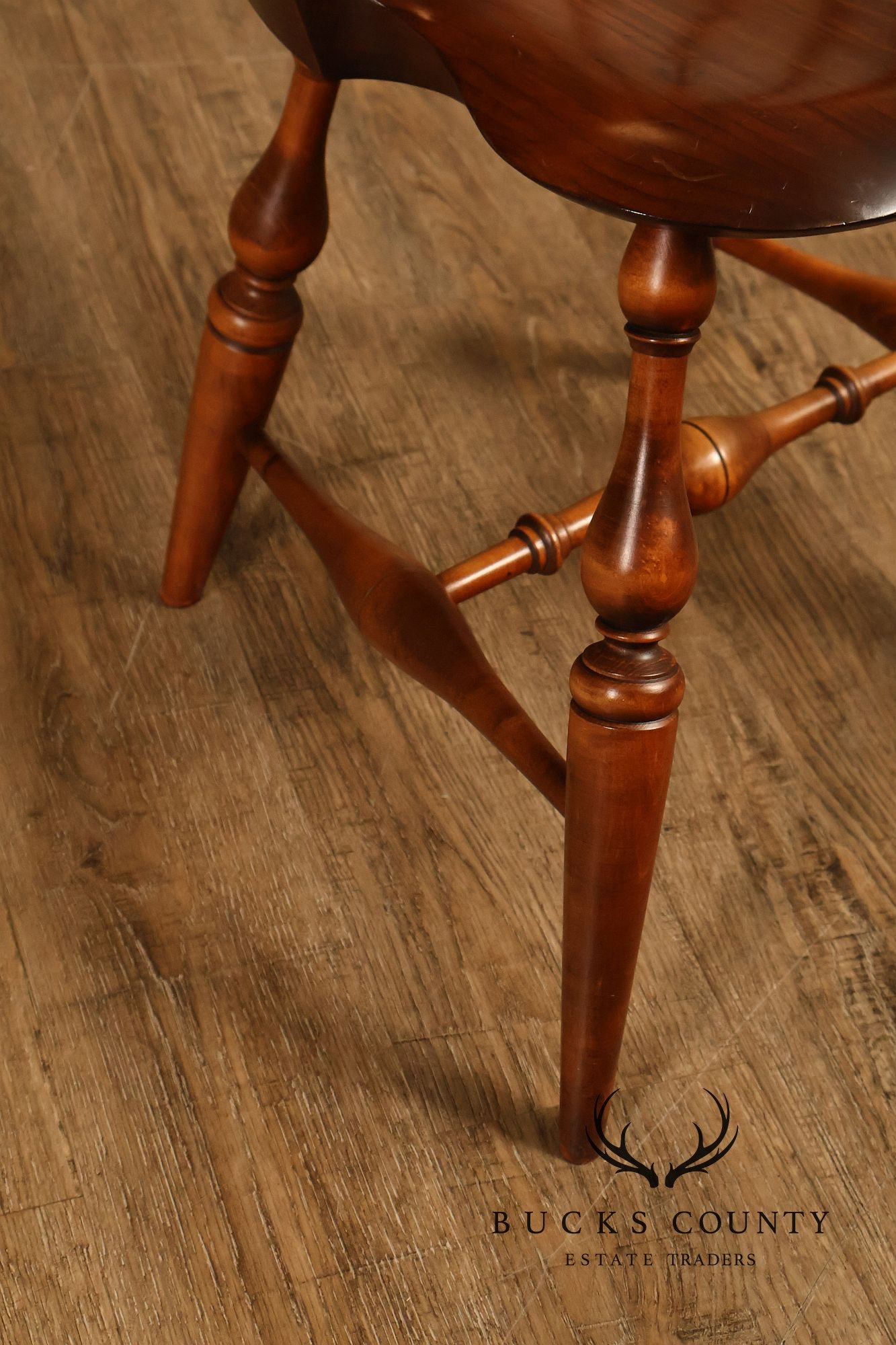 Warren Chairs Works Set of Ten Windsor Dining Chairs