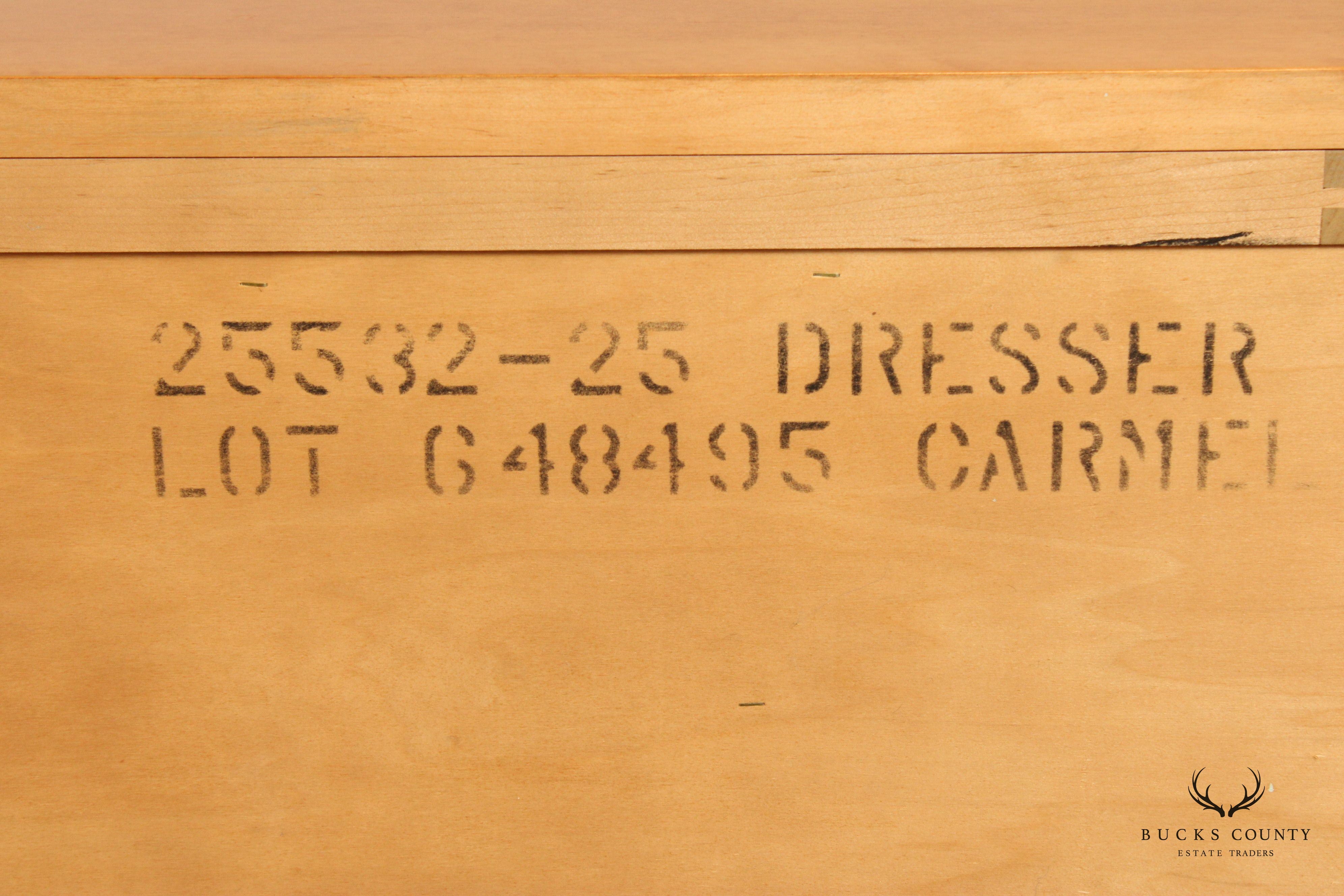 Hickory White Genesis Collection Biedermeier Style Triple Dresser