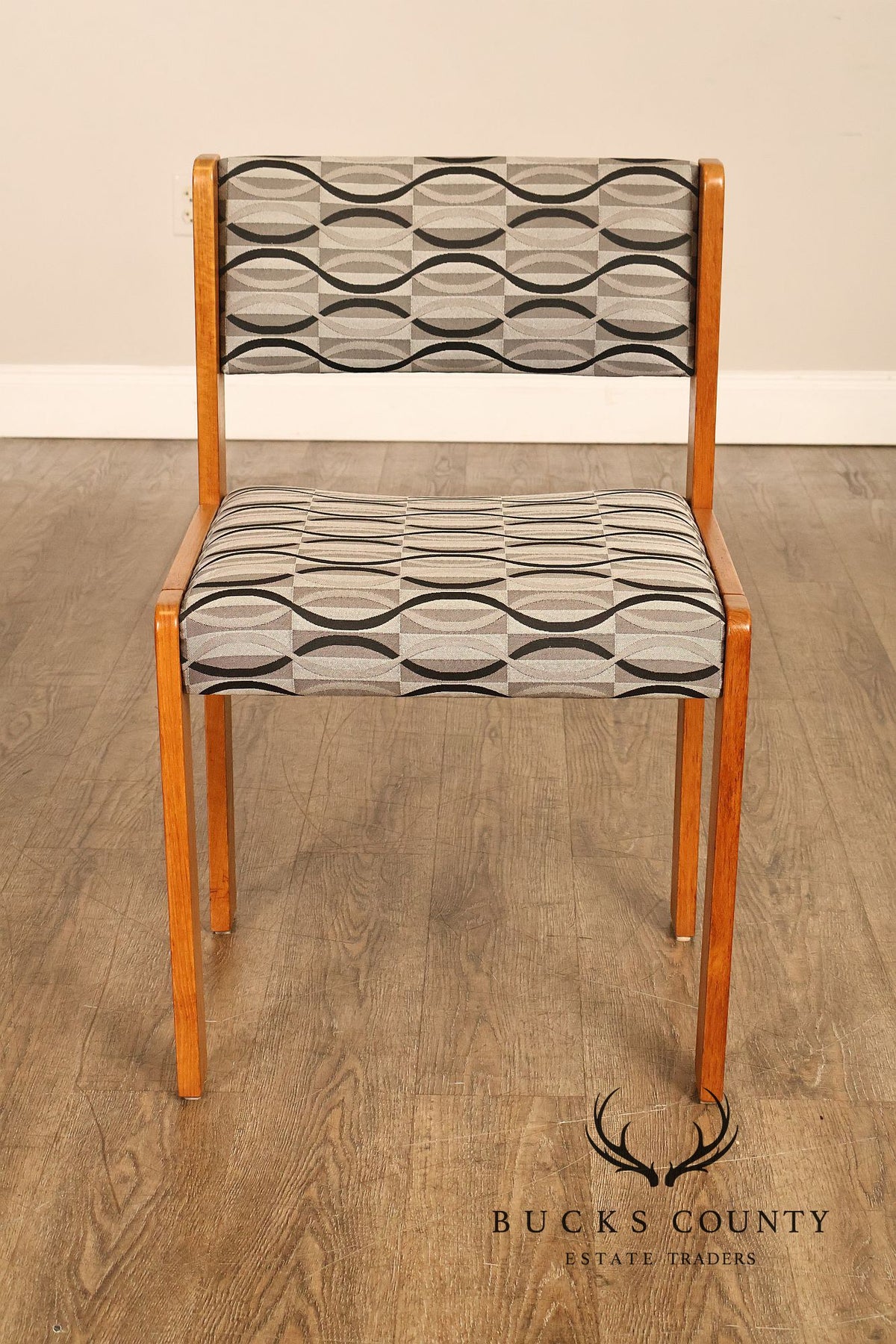 Danish Modern Niels Eilersen Teak Upholstered Dining Chairs Set Of Six